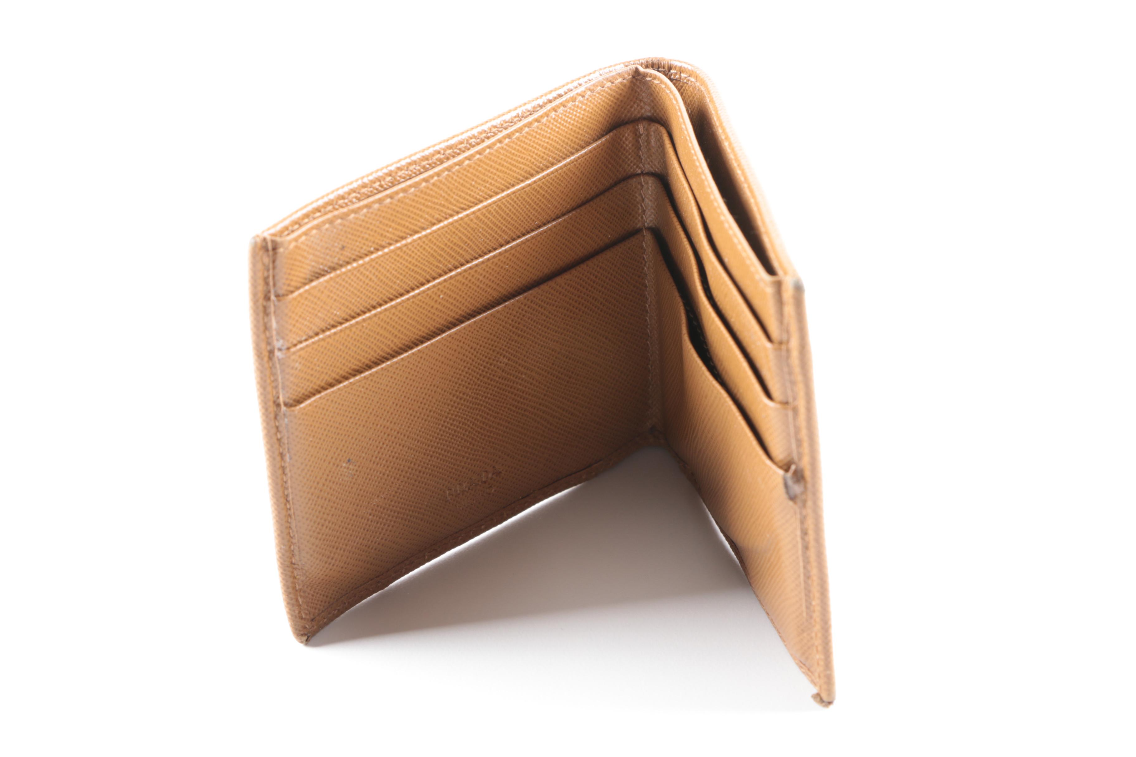 Prada Saffiano Leather Billfold Wallet