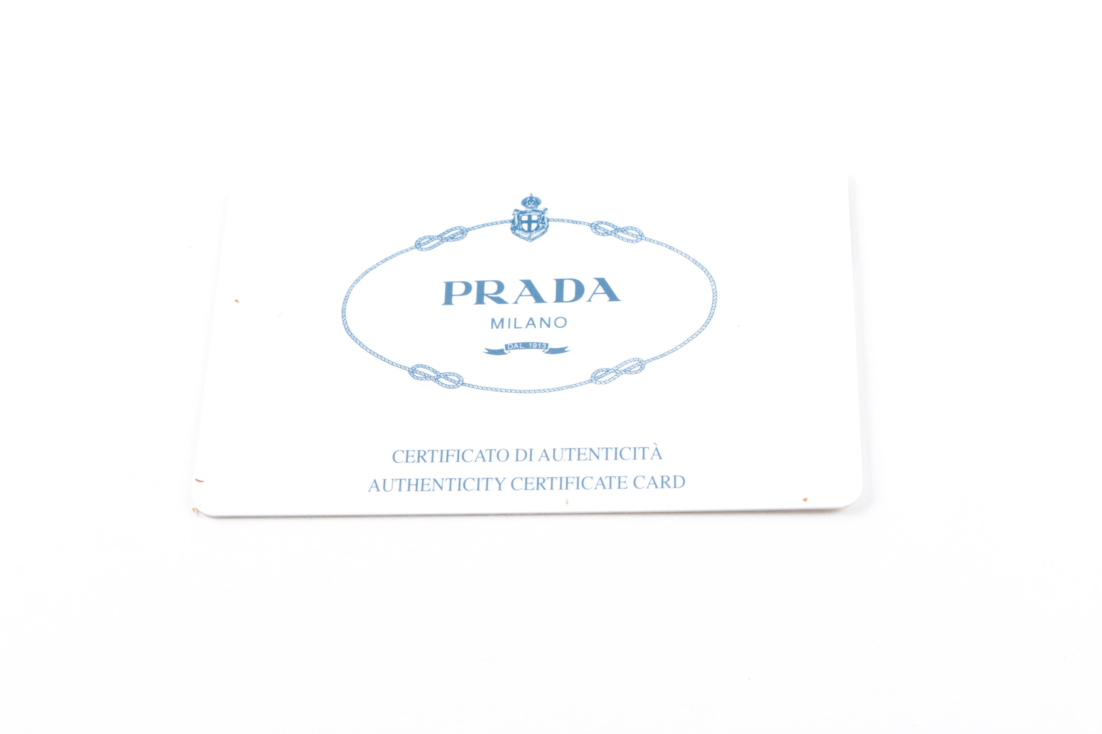 Prada Saffiano Leather Billfold Wallet