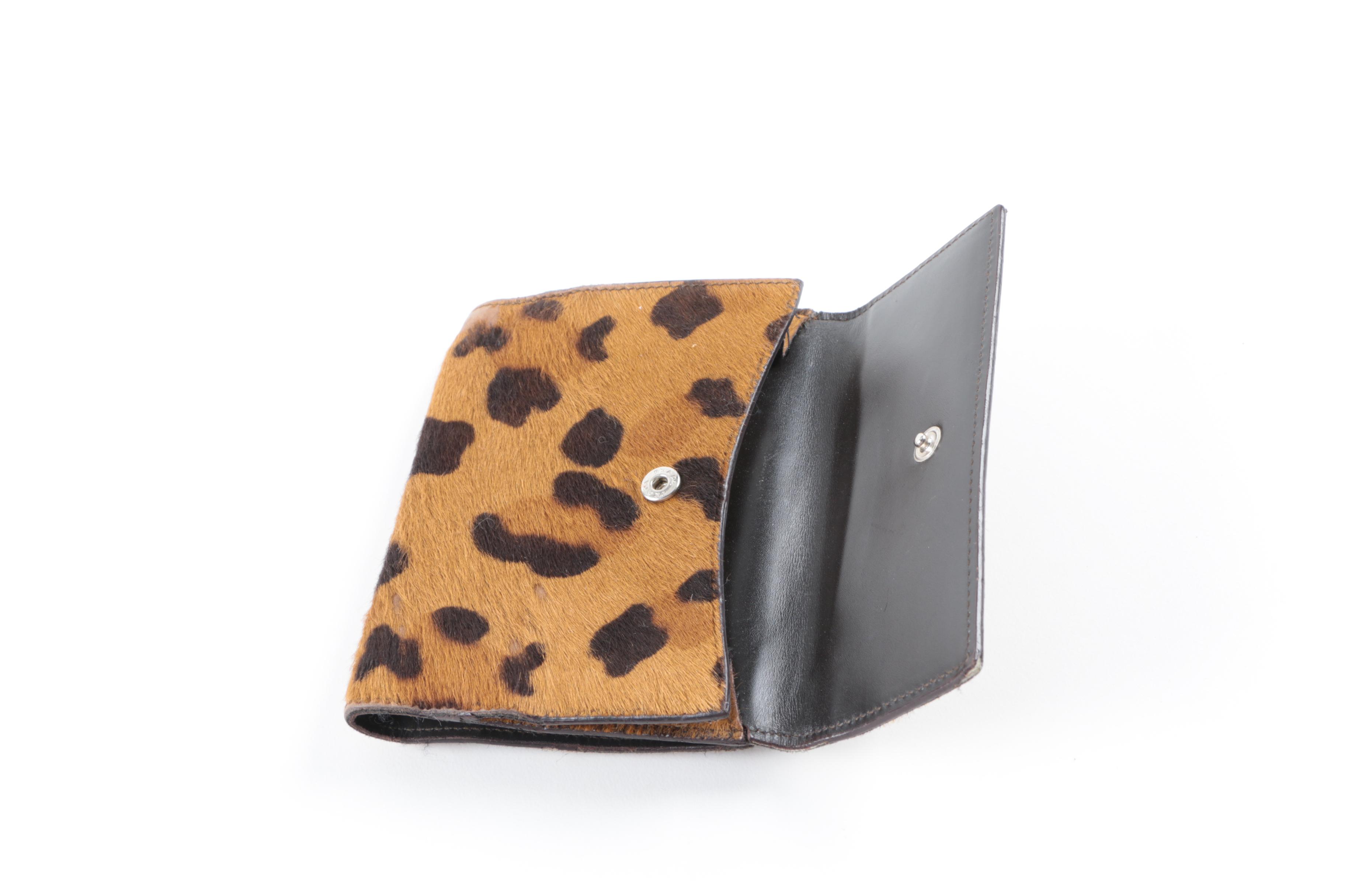 Prada Dyed Pony Hair Wallet