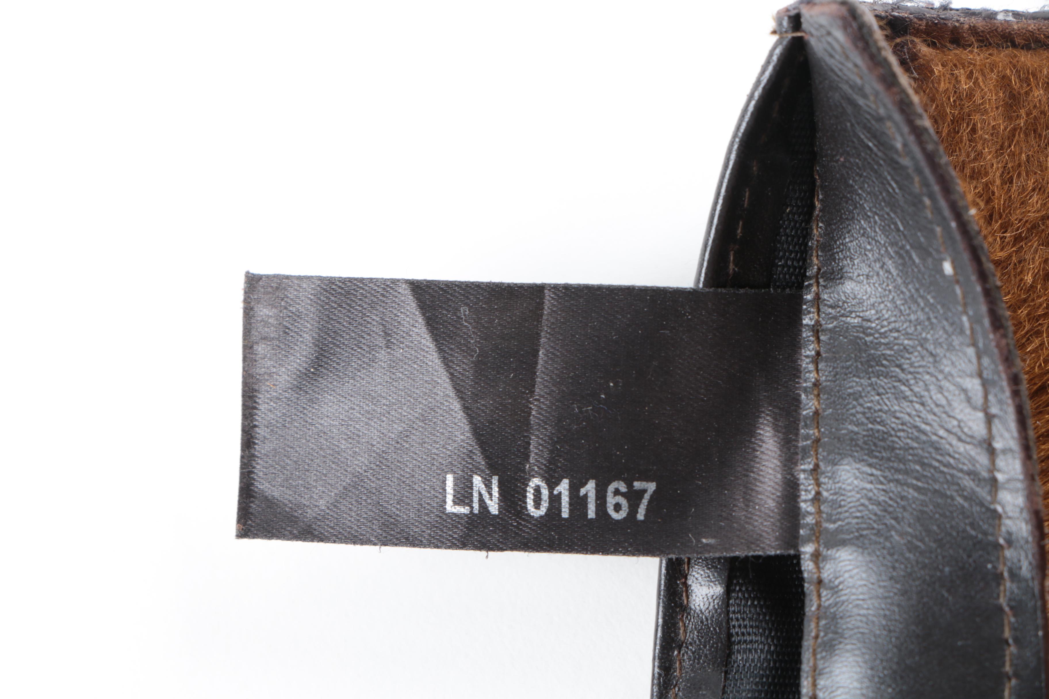 Prada Dyed Pony Hair Wallet