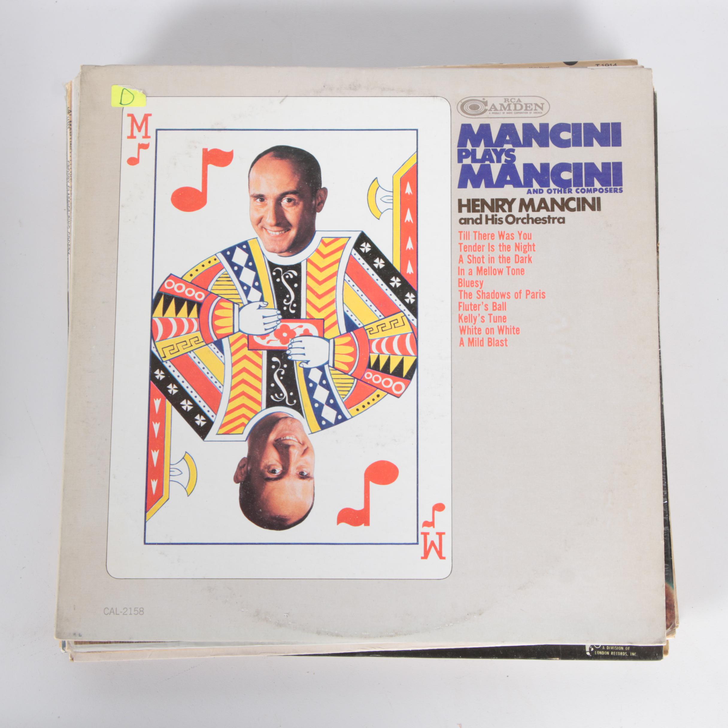 Glenn Miller, Henry Mancini, Andy Williams and Other 12" 33 RPM Records