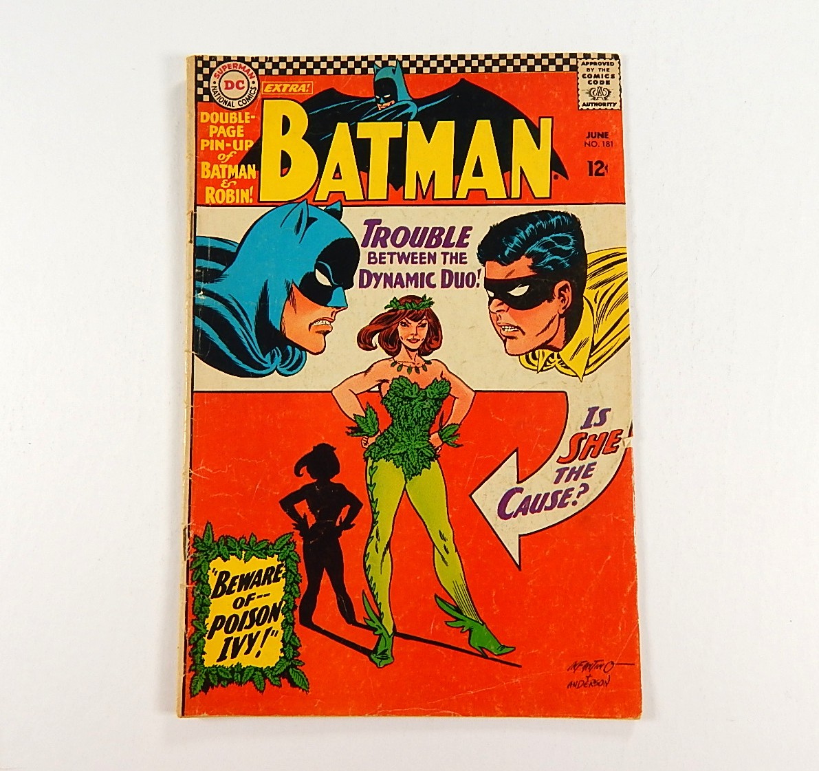1966 "Batman" Issue #181 with First Poison Ivy Appearance