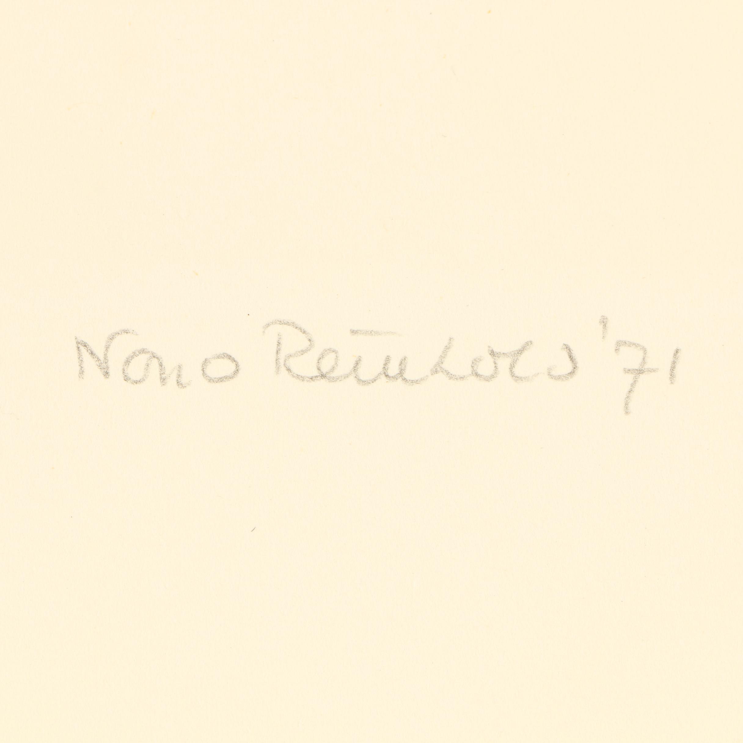 Nono Reinhold 1971 Etching with Aquatint