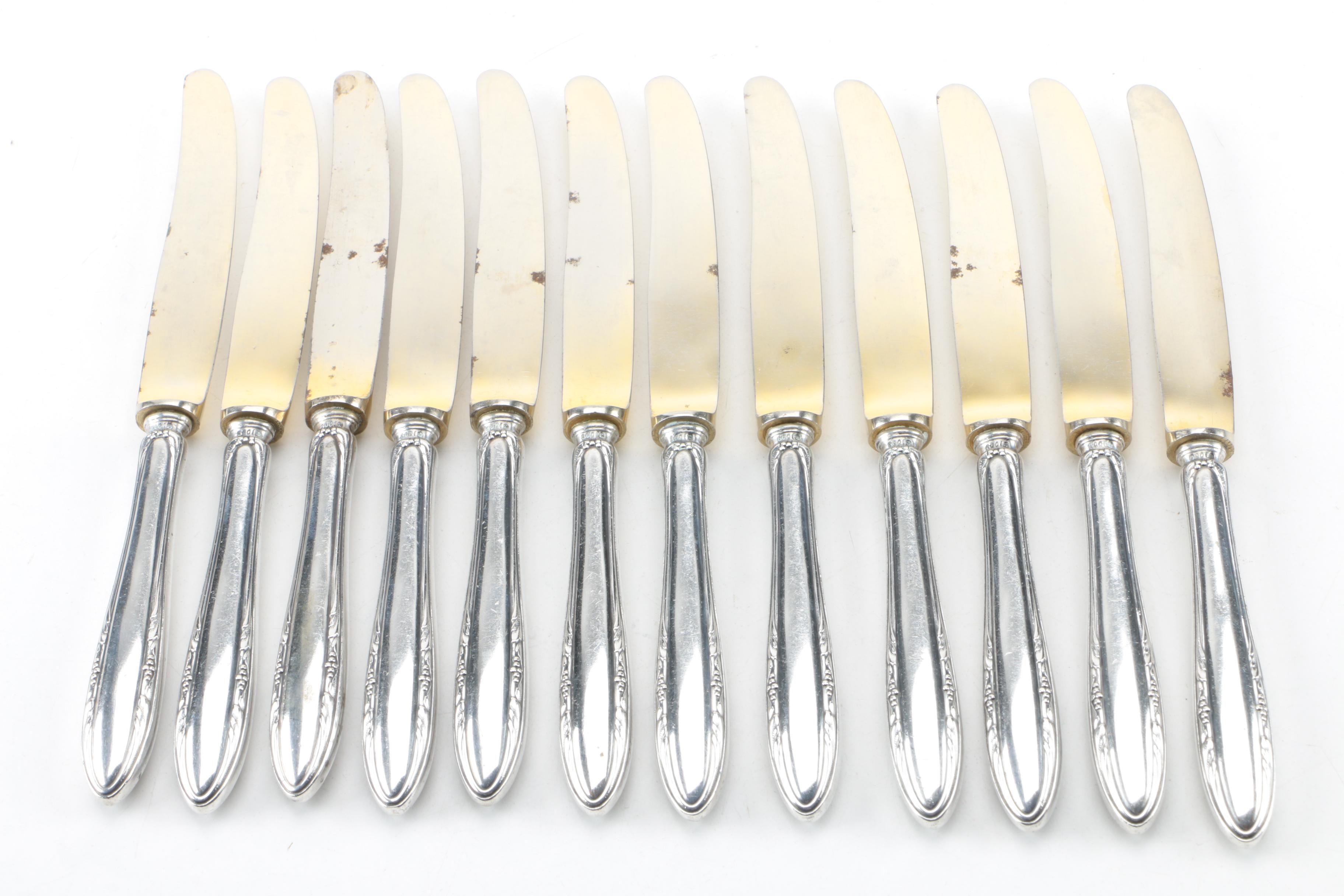 M.H. Wilkens & Söhne German 800 Silver Flatware Set