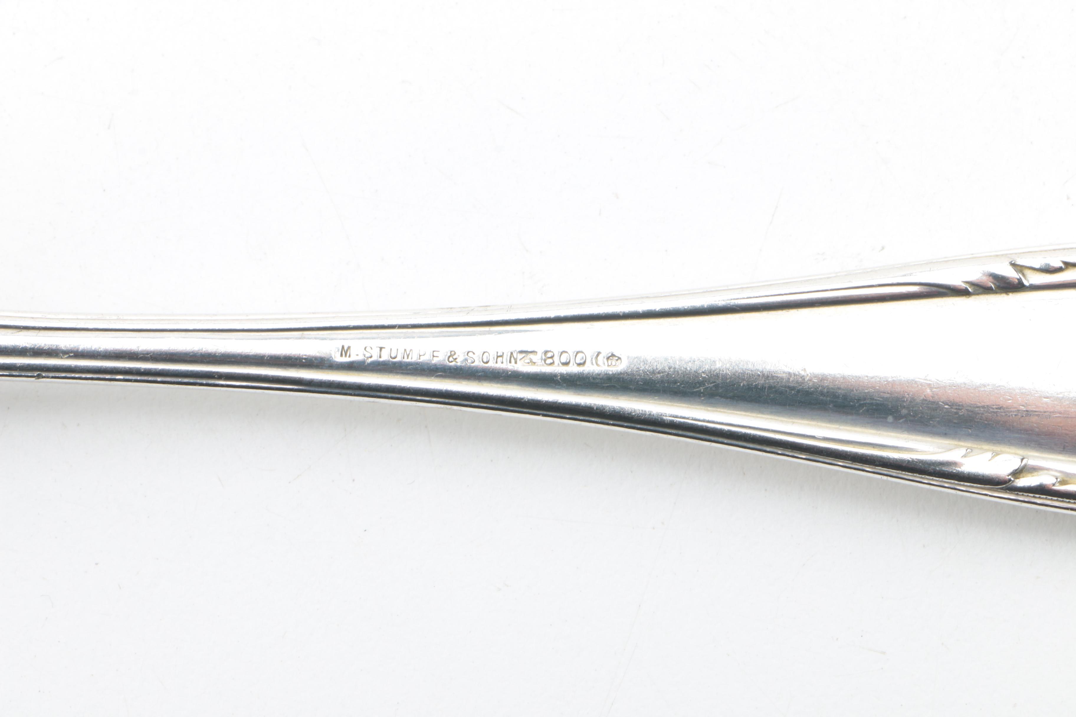 M.H. Wilkens & Söhne German 800 Silver Flatware Set