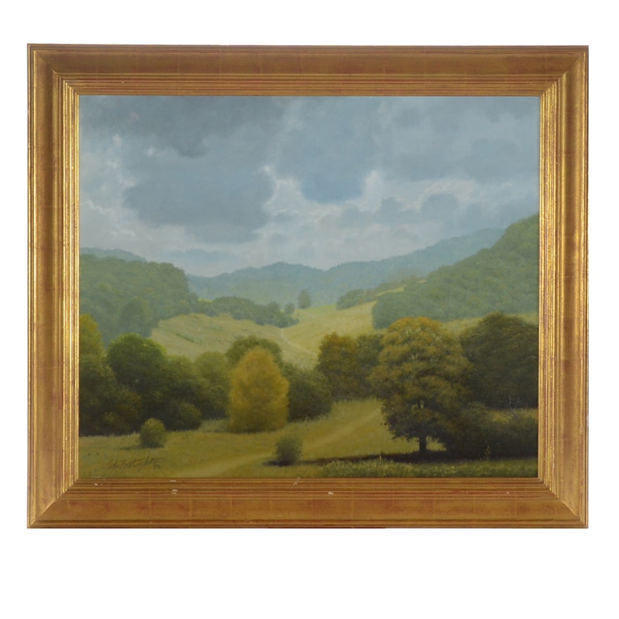 John Boatright Oil Painting of a Landscape