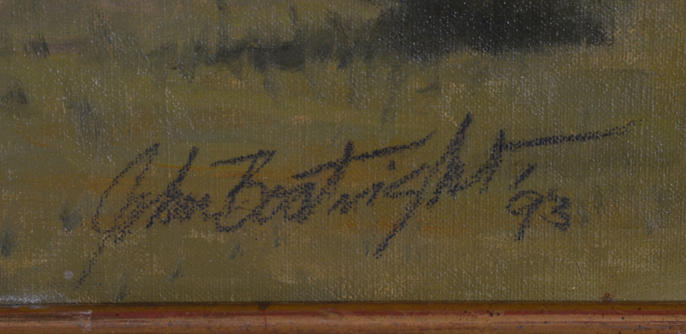 John Boatright Oil Painting of a Landscape