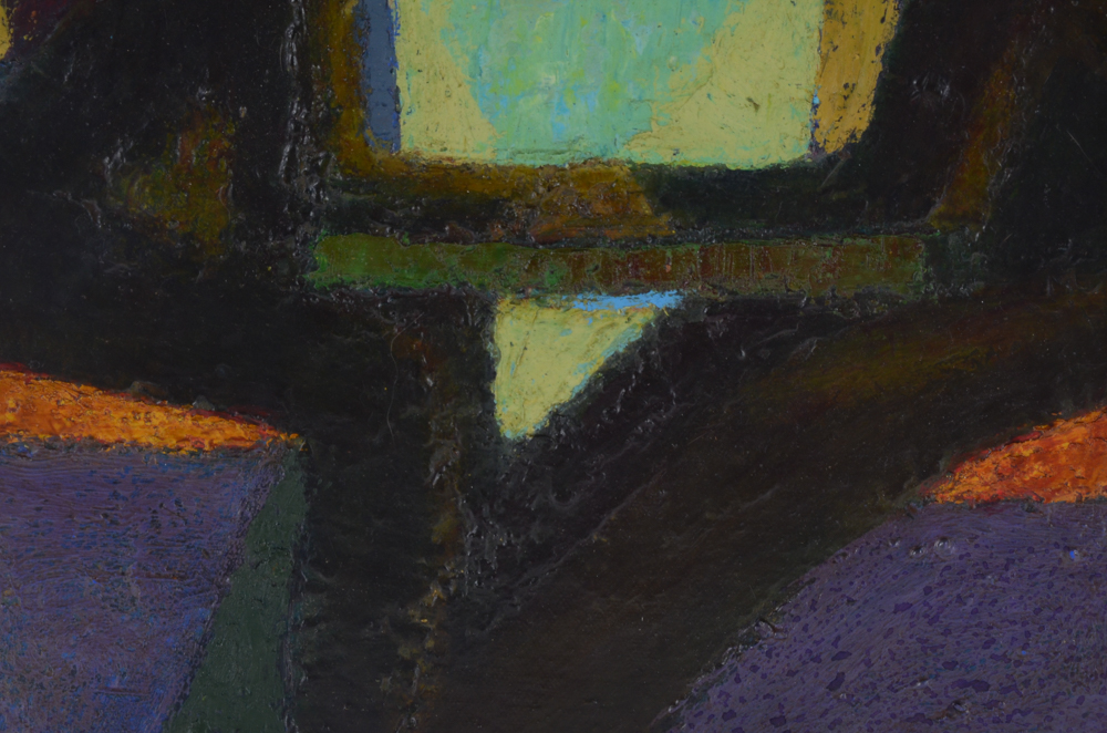 Edgar Hatten Vintage Oil Painting on Board