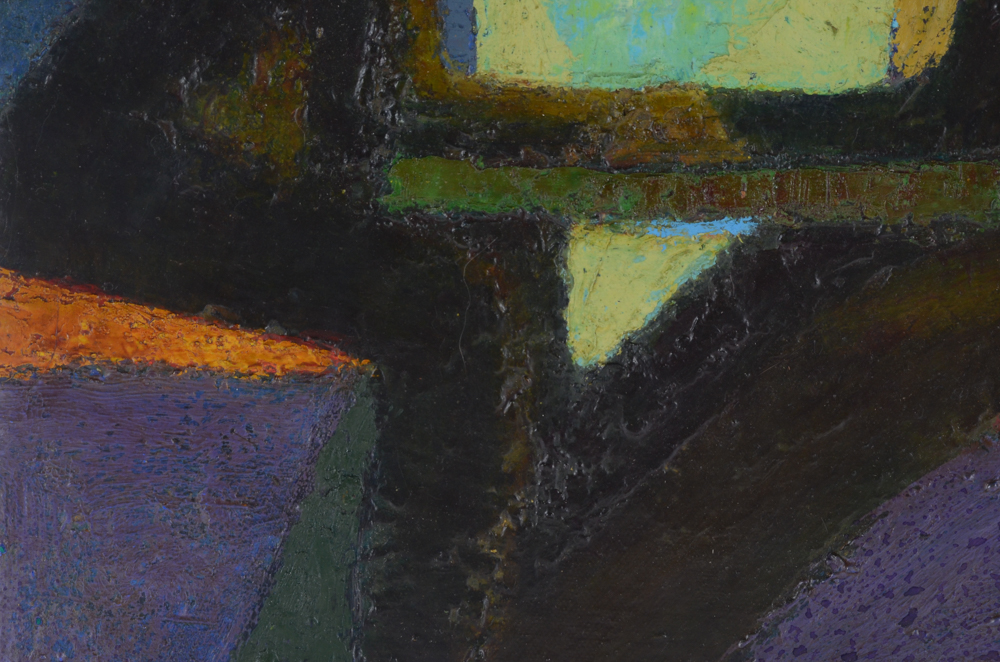 Edgar Hatten Vintage Oil Painting on Board