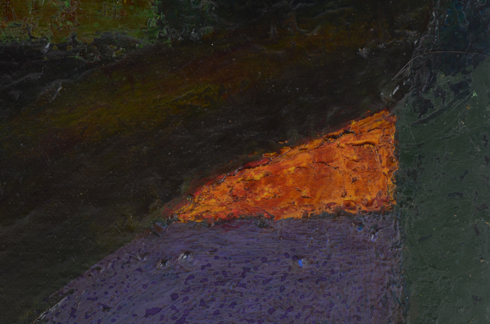 Edgar Hatten Vintage Oil Painting on Board