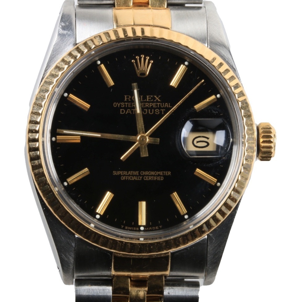 Rolex Oyster Perpetual Datejust 18K Gold and Stainless Steel Watch