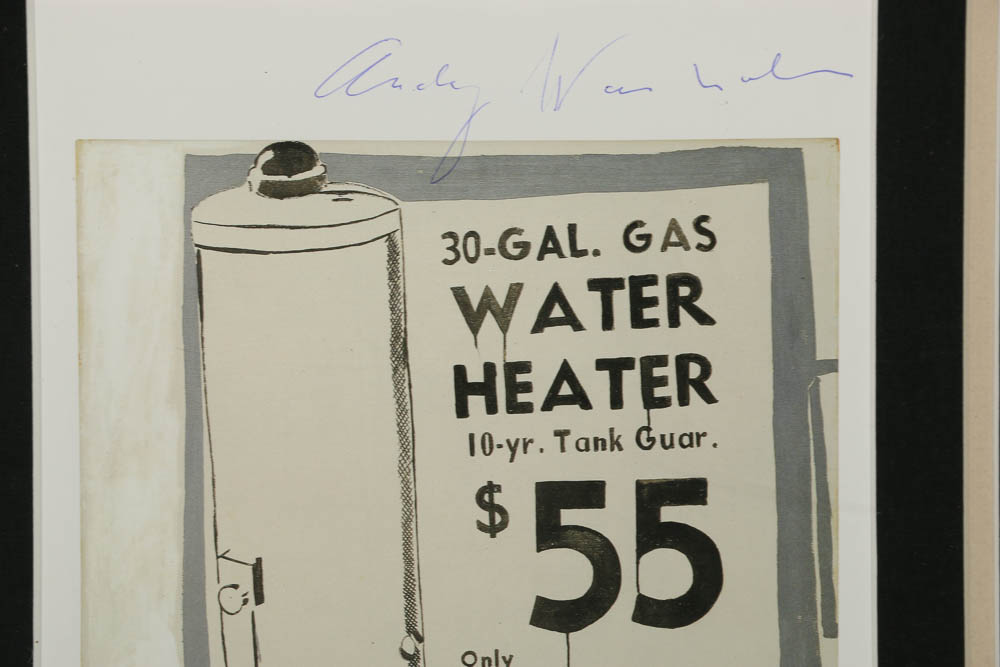 Offset Lithograph Print After Andy Warhol "Water Heater"