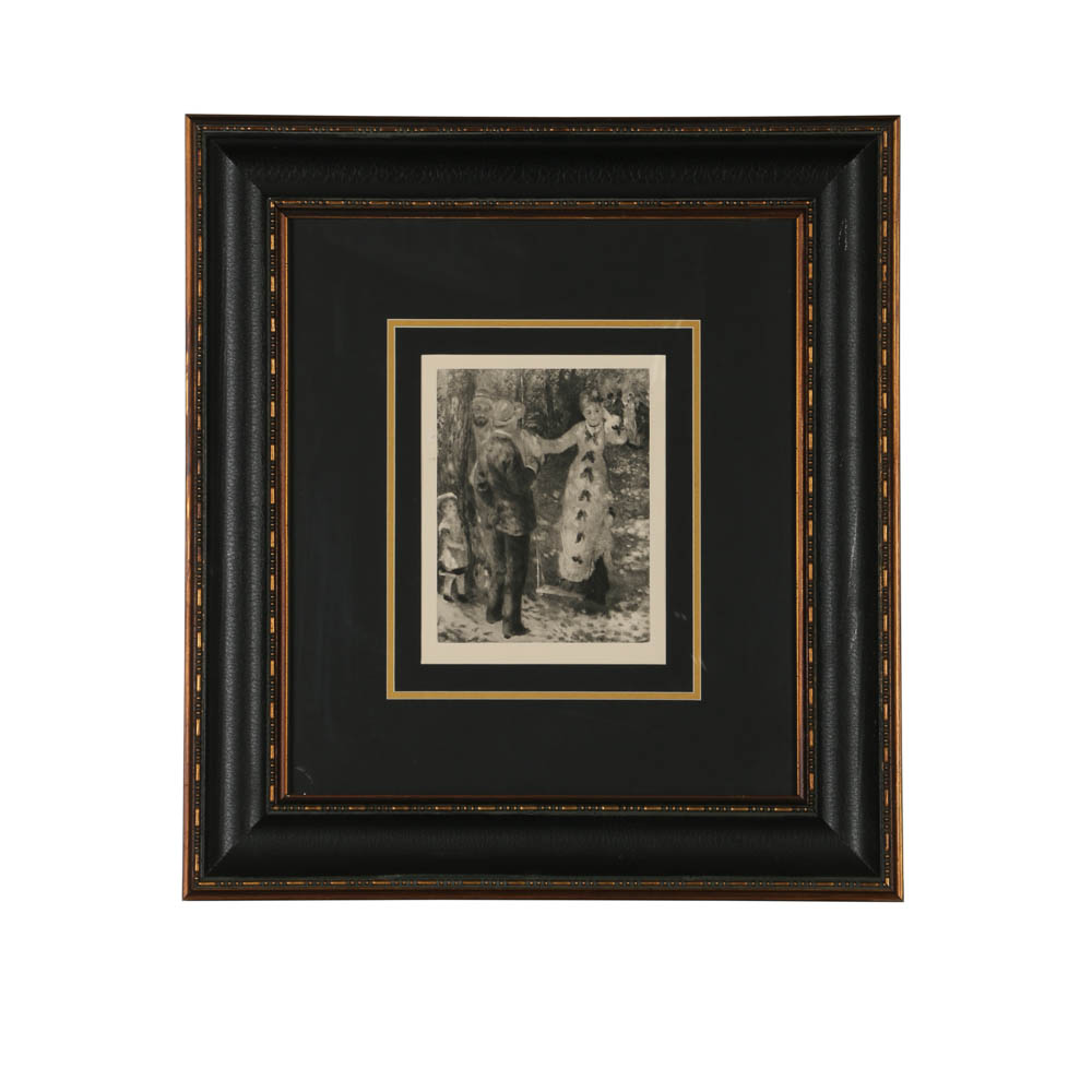 Reproduction Héliogravure After Renior "La Balançoire"