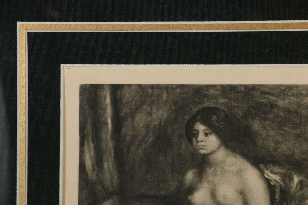 Reproduction Héliogravure After Renior "Femme Nue Assise"