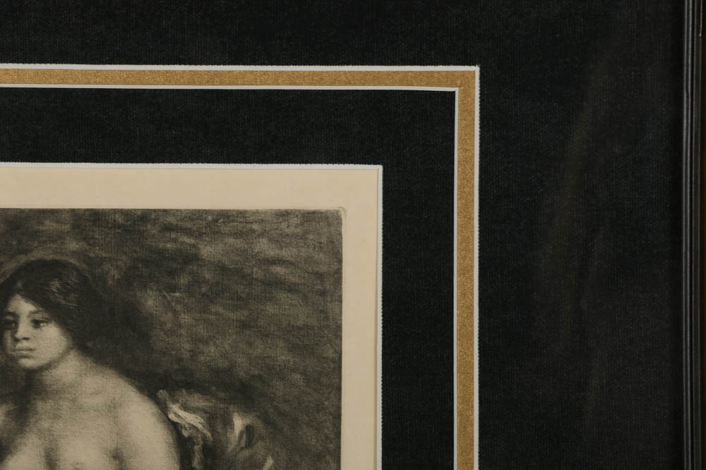 Reproduction Héliogravure After Renior "Femme Nue Assise"