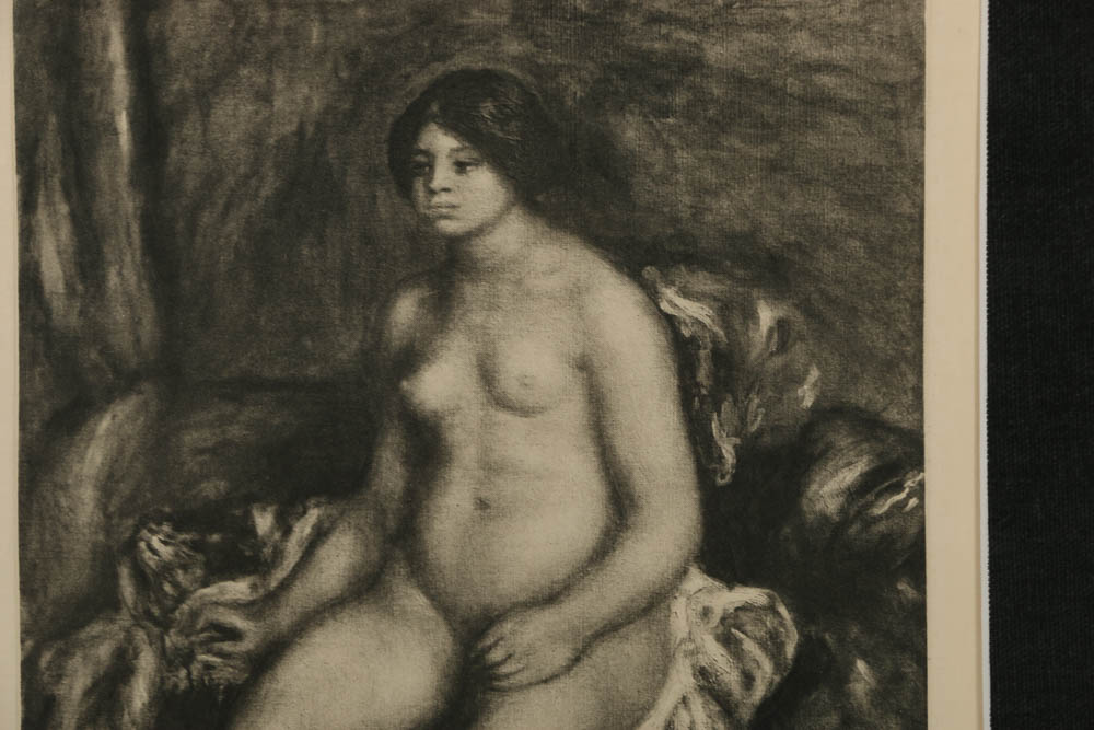 Reproduction Héliogravure After Renior "Femme Nue Assise"