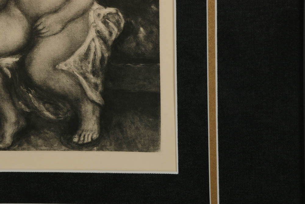 Reproduction Héliogravure After Renior "Femme Nue Assise"