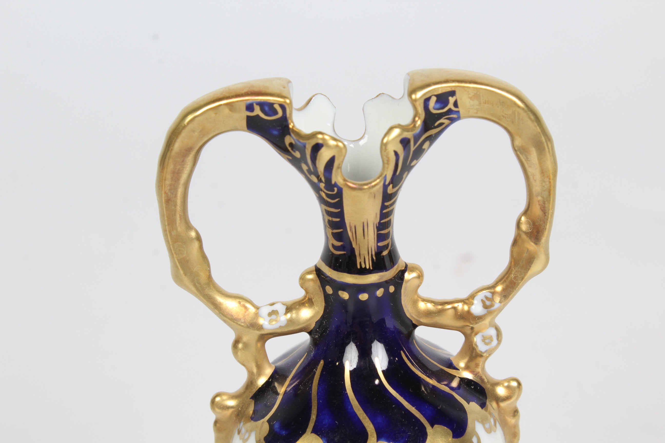 Pair Royal Dux Porcelain Vase