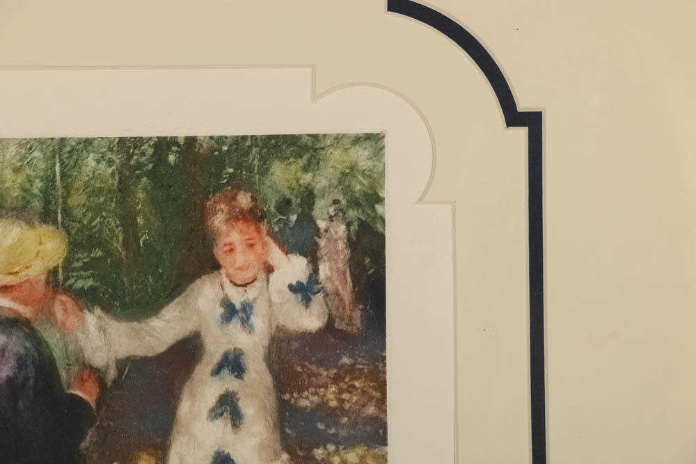 Photogravure Print After Pierre Auguste Renoir "The Swing"