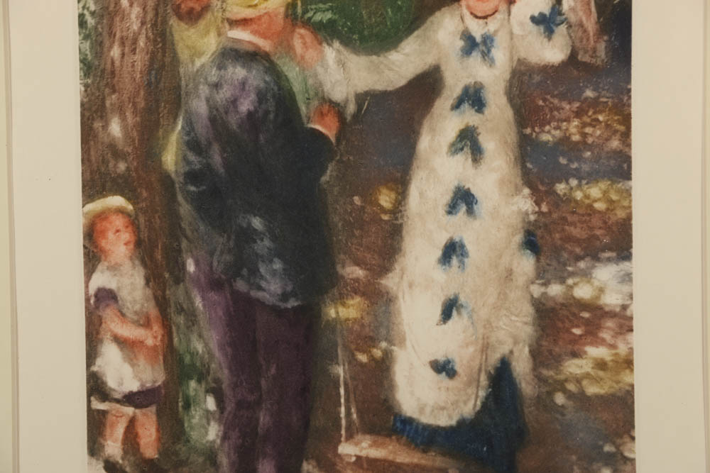 Photogravure Print After Pierre Auguste Renoir "The Swing"