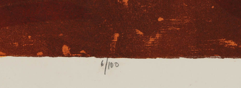 Antonio Frasconi Woodblock Print "Sauk Chief"