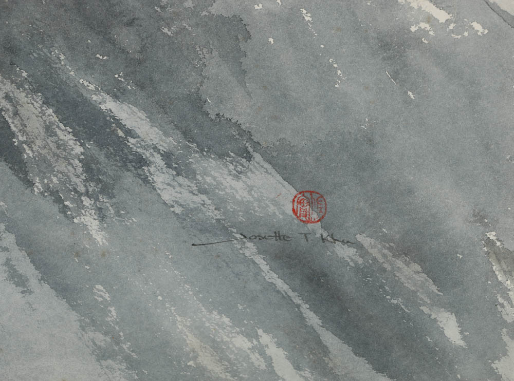 Josette Khu Ink and Watercolor Painting