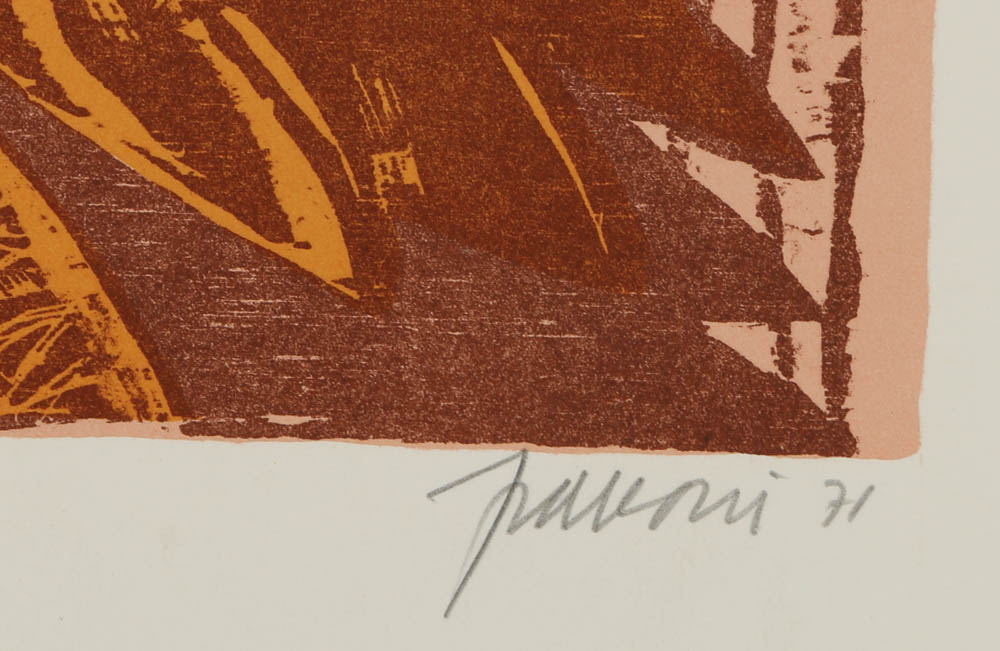 Antonio Frasconi Woodblock Print "Chief Sitting Bull"