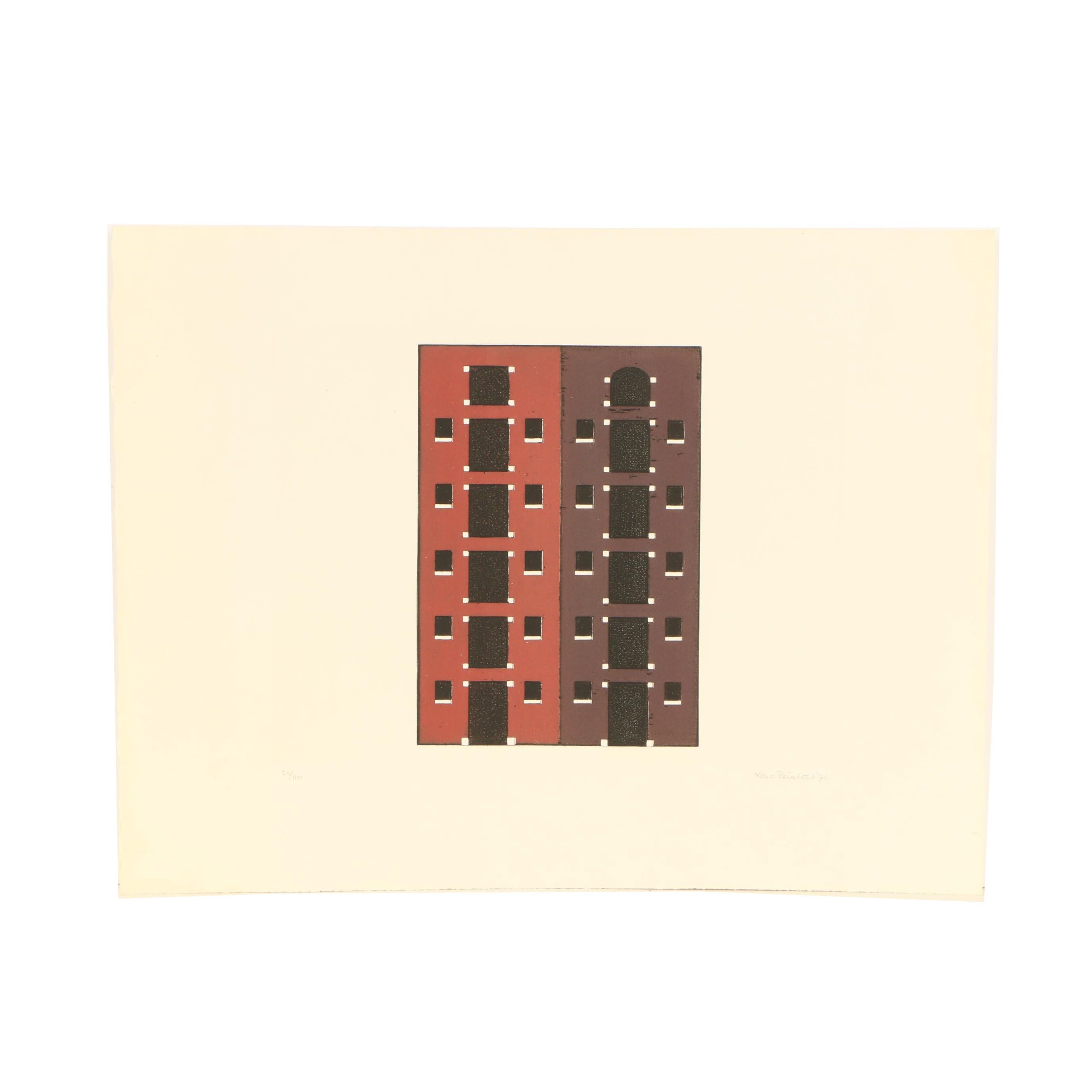 Nono Reinhold 1971 Etching with Aquatint