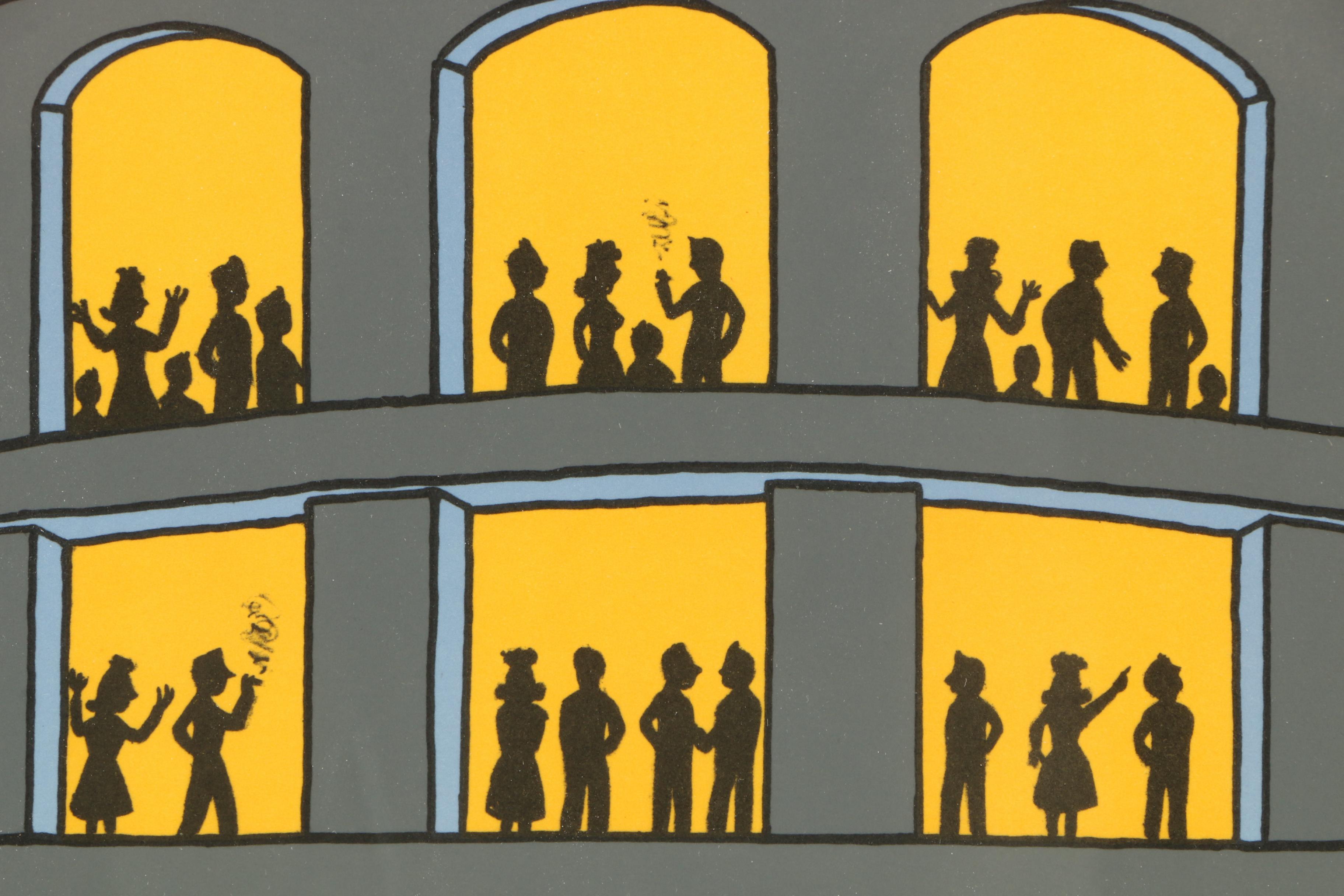 Roger Brown Collotype Poster "Chicago International Art Exposition"