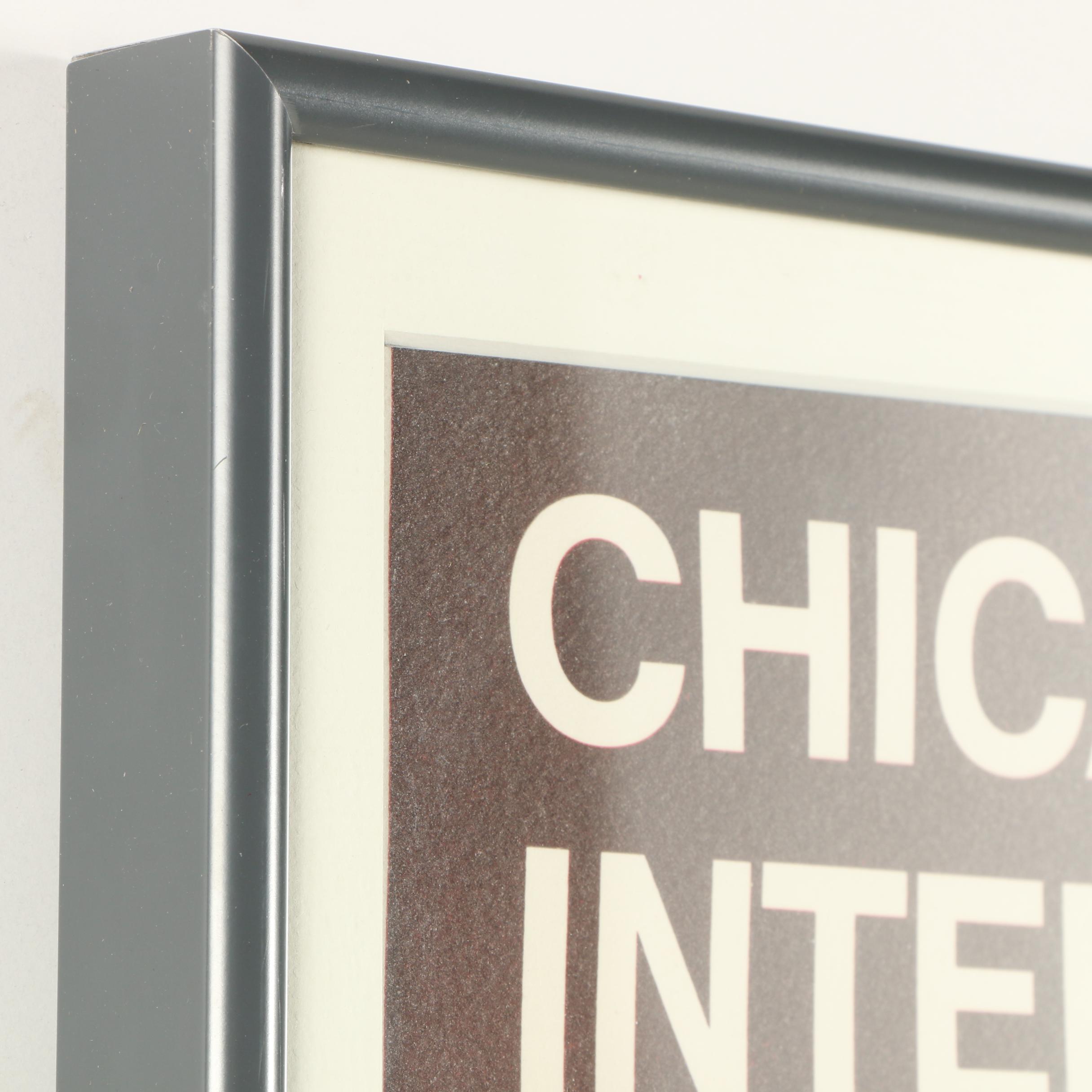 Roger Brown Collotype Poster "Chicago International Art Exposition"