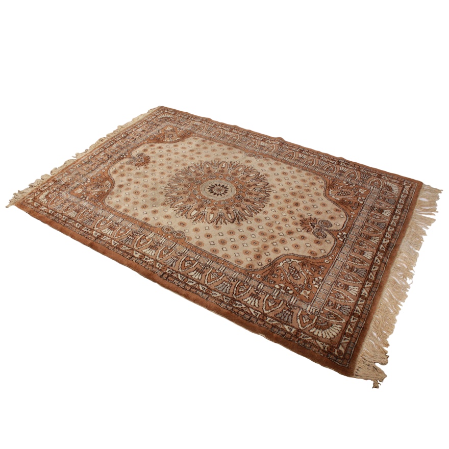 Hand-Knotted Turkish Area Rug