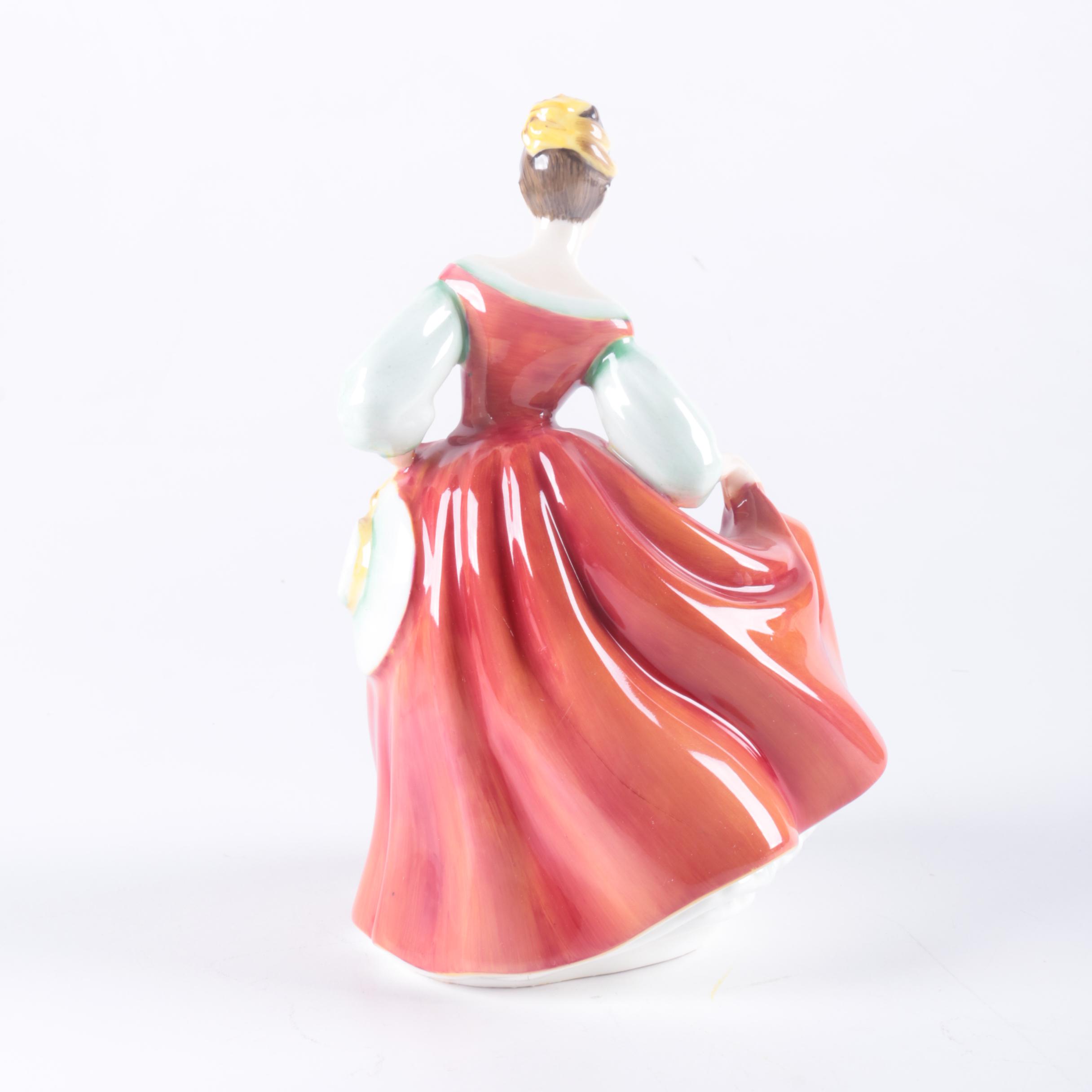 Royal Doulton "Fair Lady (Red)" and "The Last Waltz" Bone China Figurines