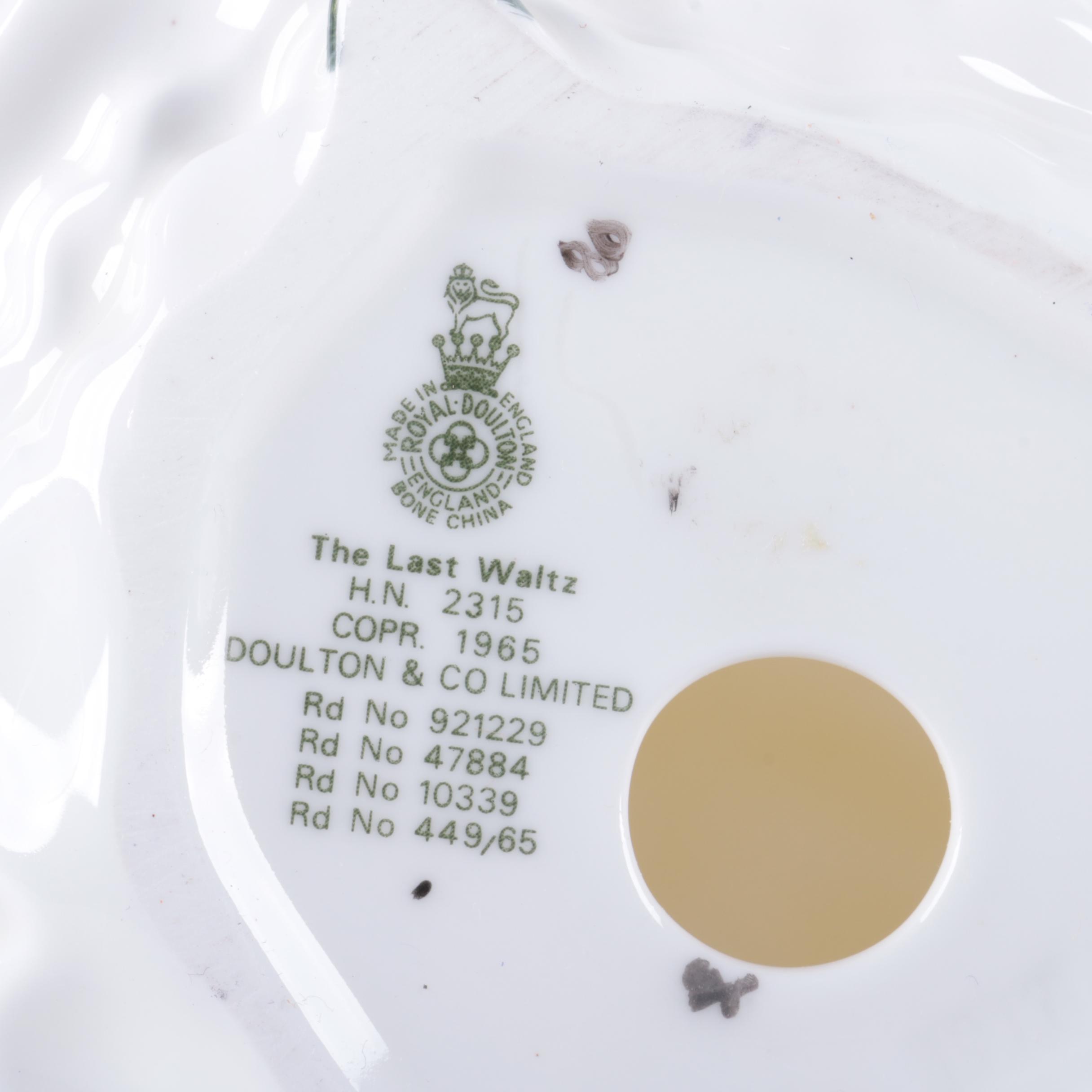 Royal Doulton "Fair Lady (Red)" and "The Last Waltz" Bone China Figurines