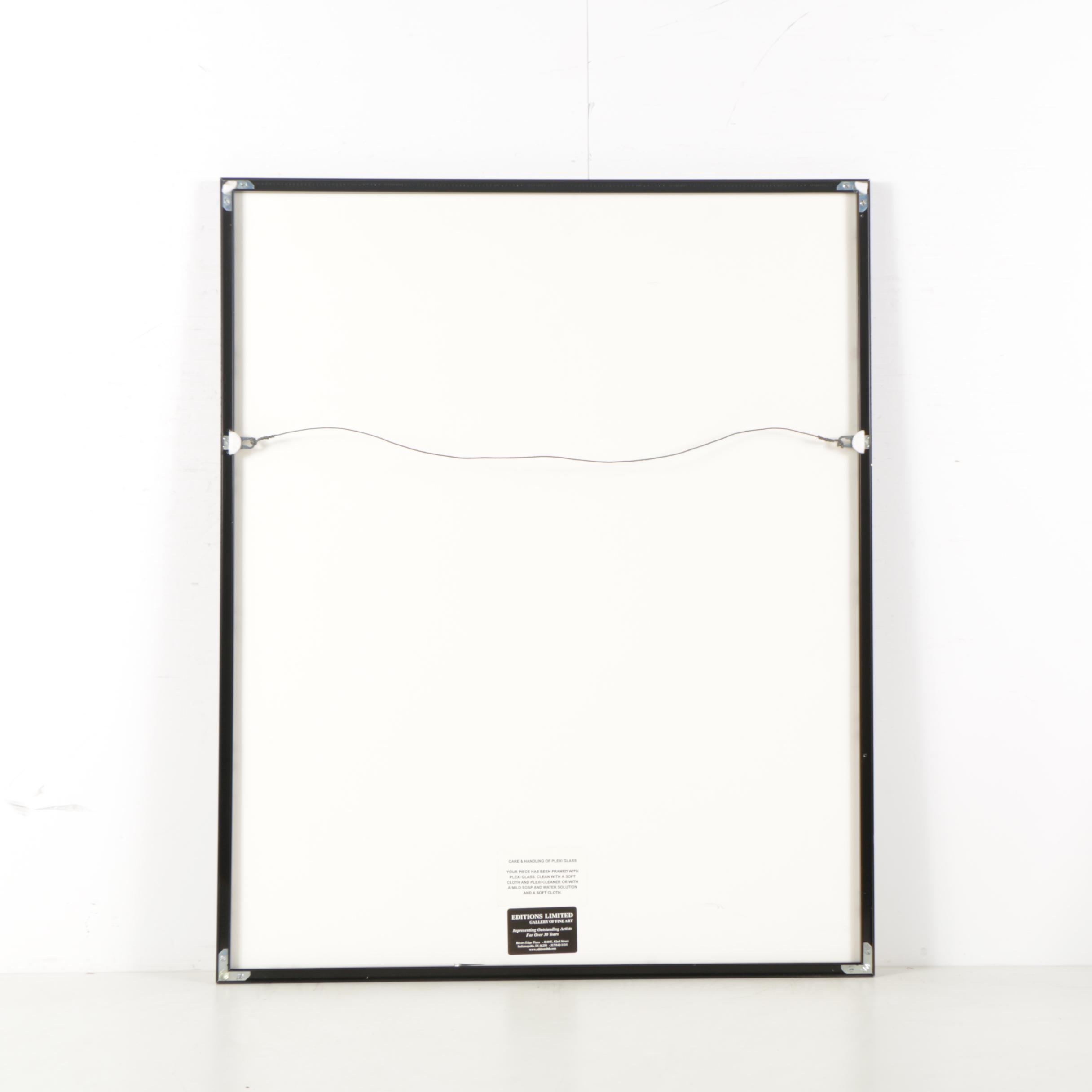 Jan Forsberg Intaglio Print "Burnt Geometry"