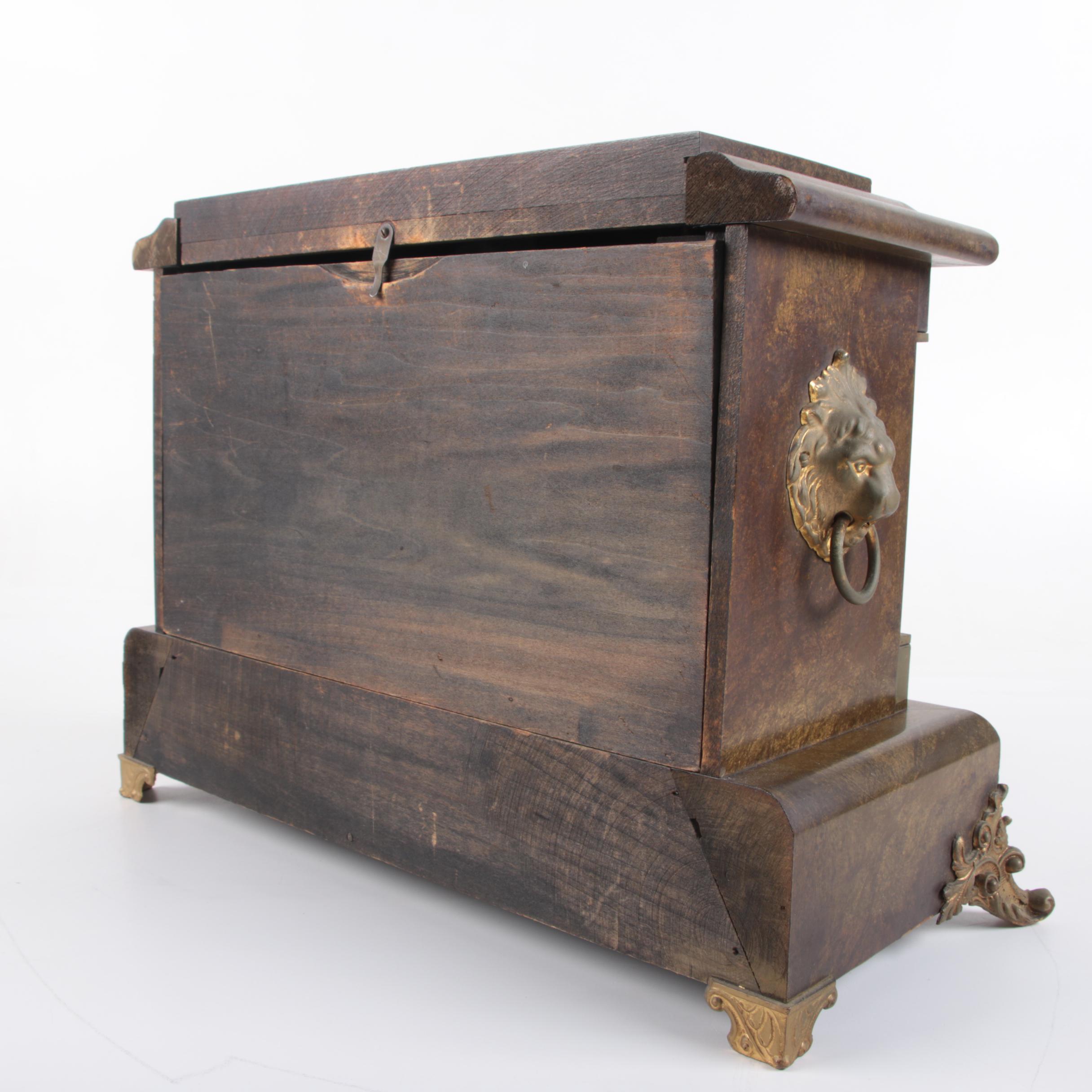 Vintage Seth Thomas Adamantine Pillar Style Mantel Clock