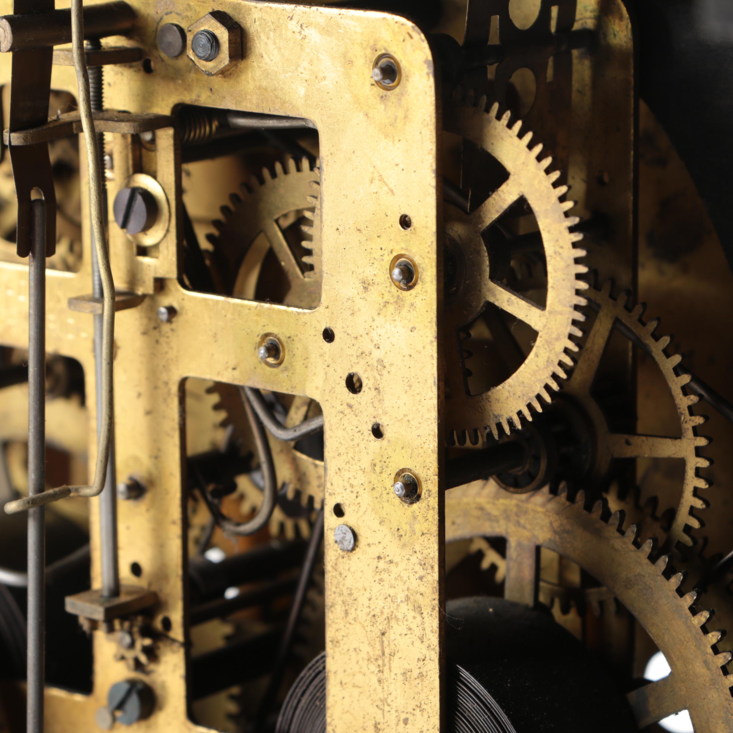 Vintage Seth Thomas Adamantine Pillar Style Mantel Clock