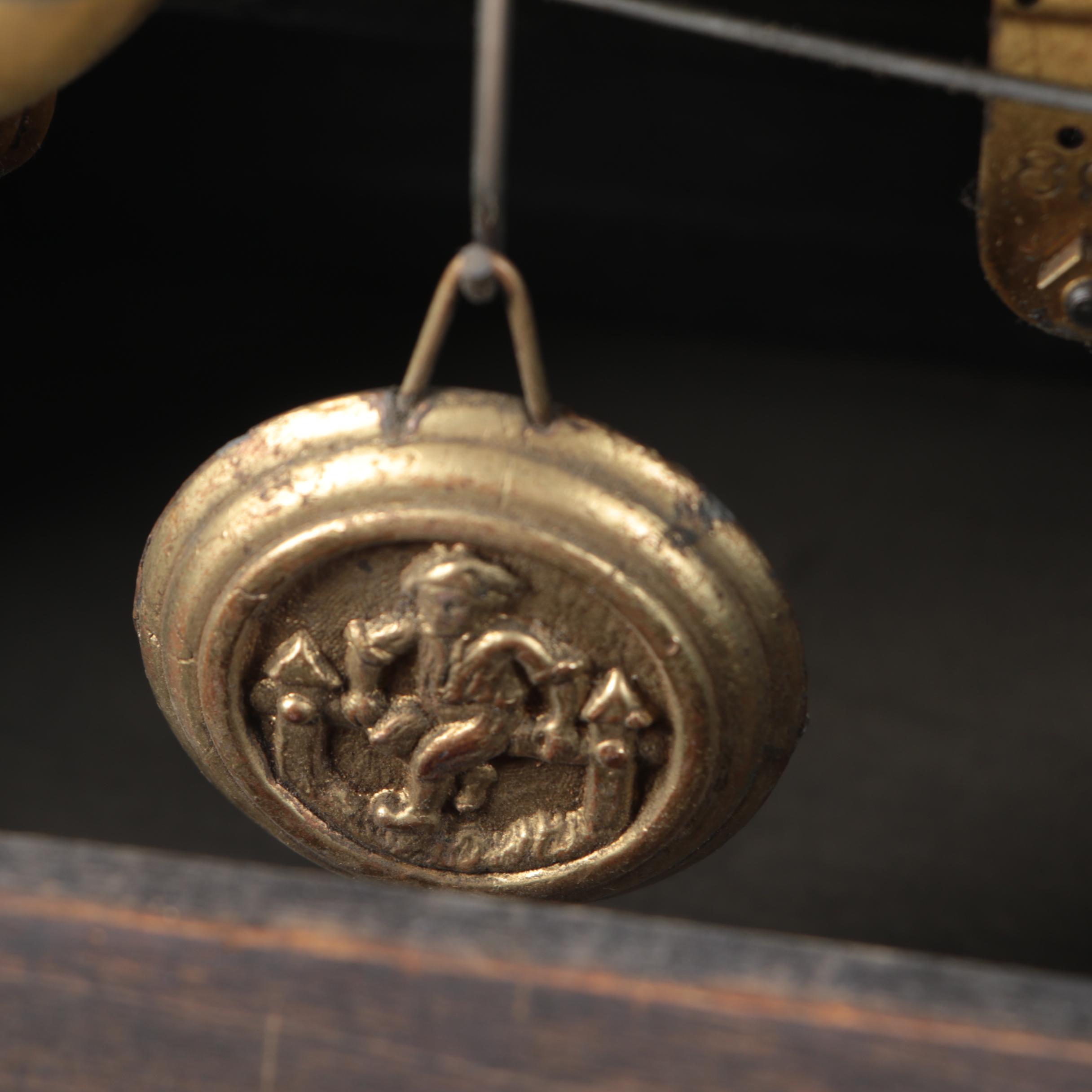 Vintage Seth Thomas Adamantine Pillar Style Mantel Clock