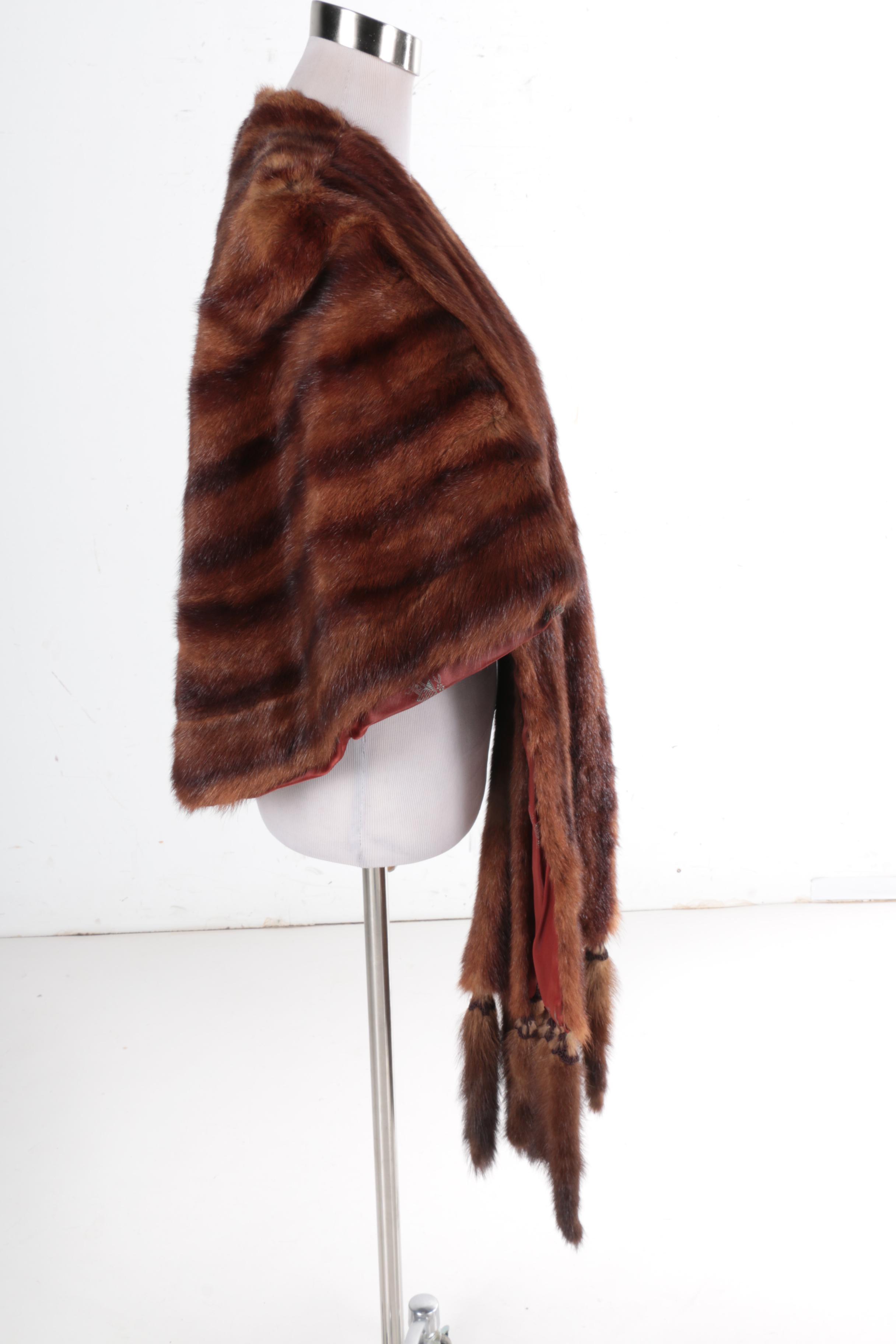 Vintage Joslin's Marmot Fur Stole