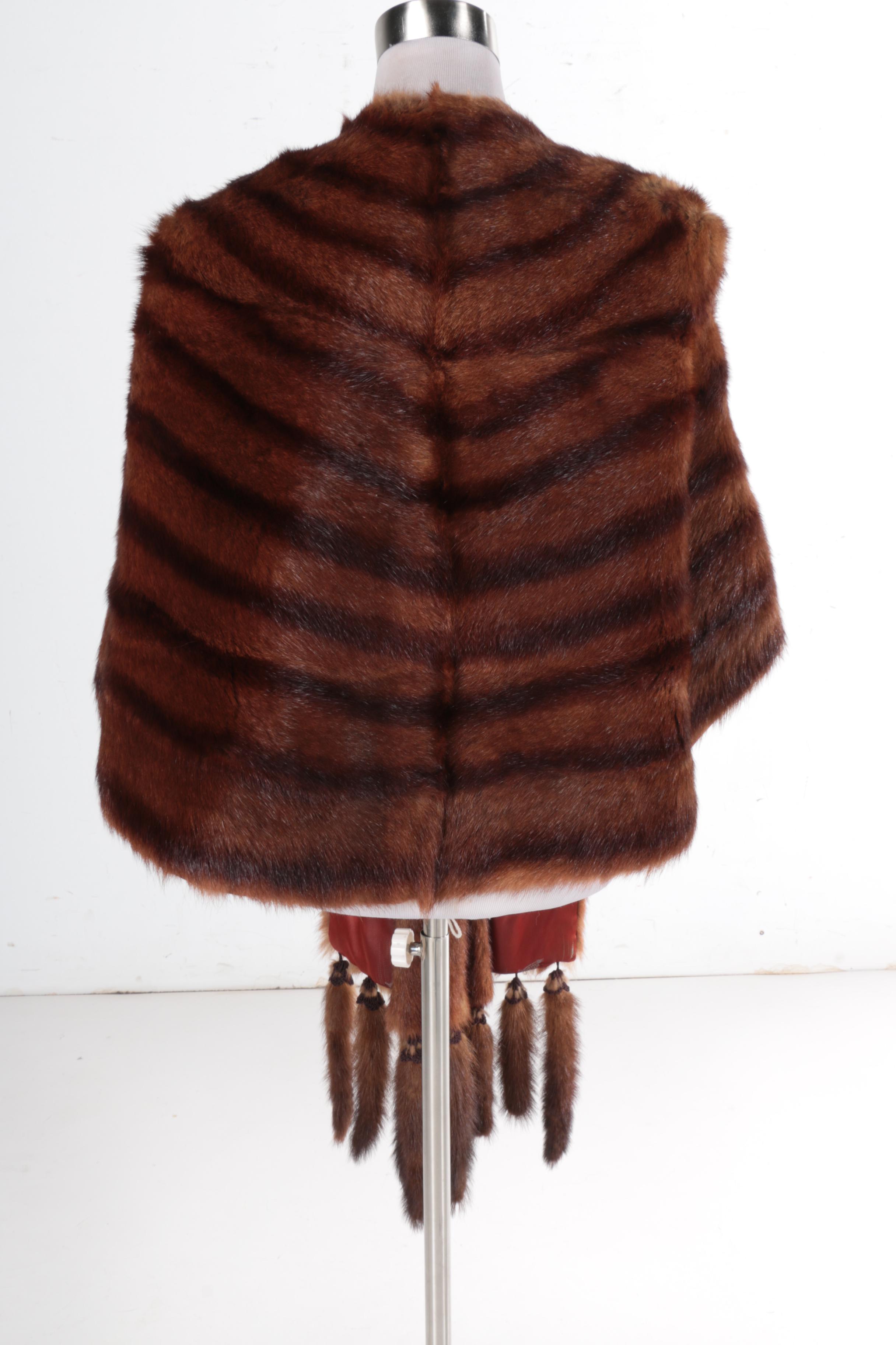 Vintage Joslin's Marmot Fur Stole