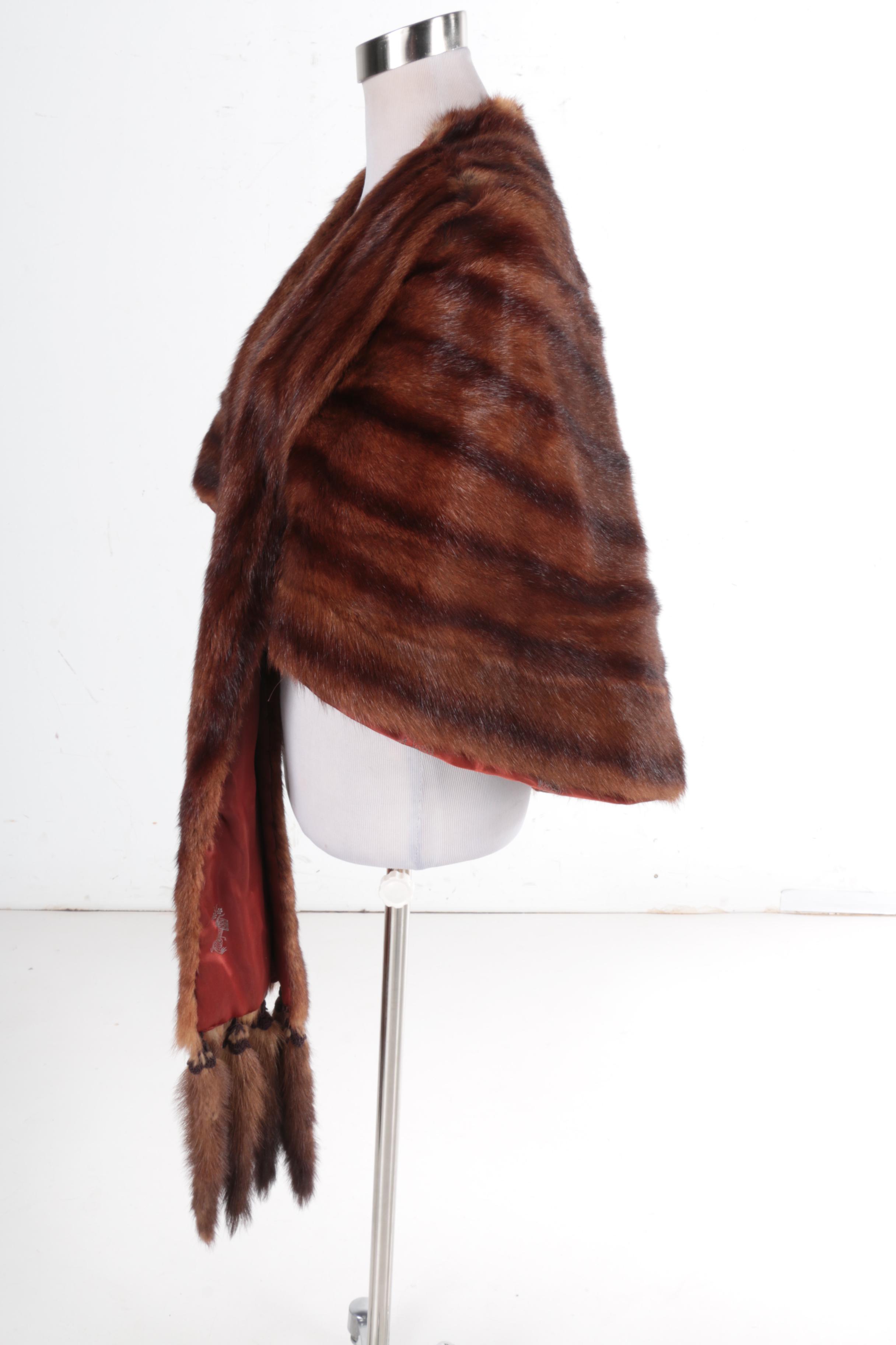 Vintage Joslin's Marmot Fur Stole