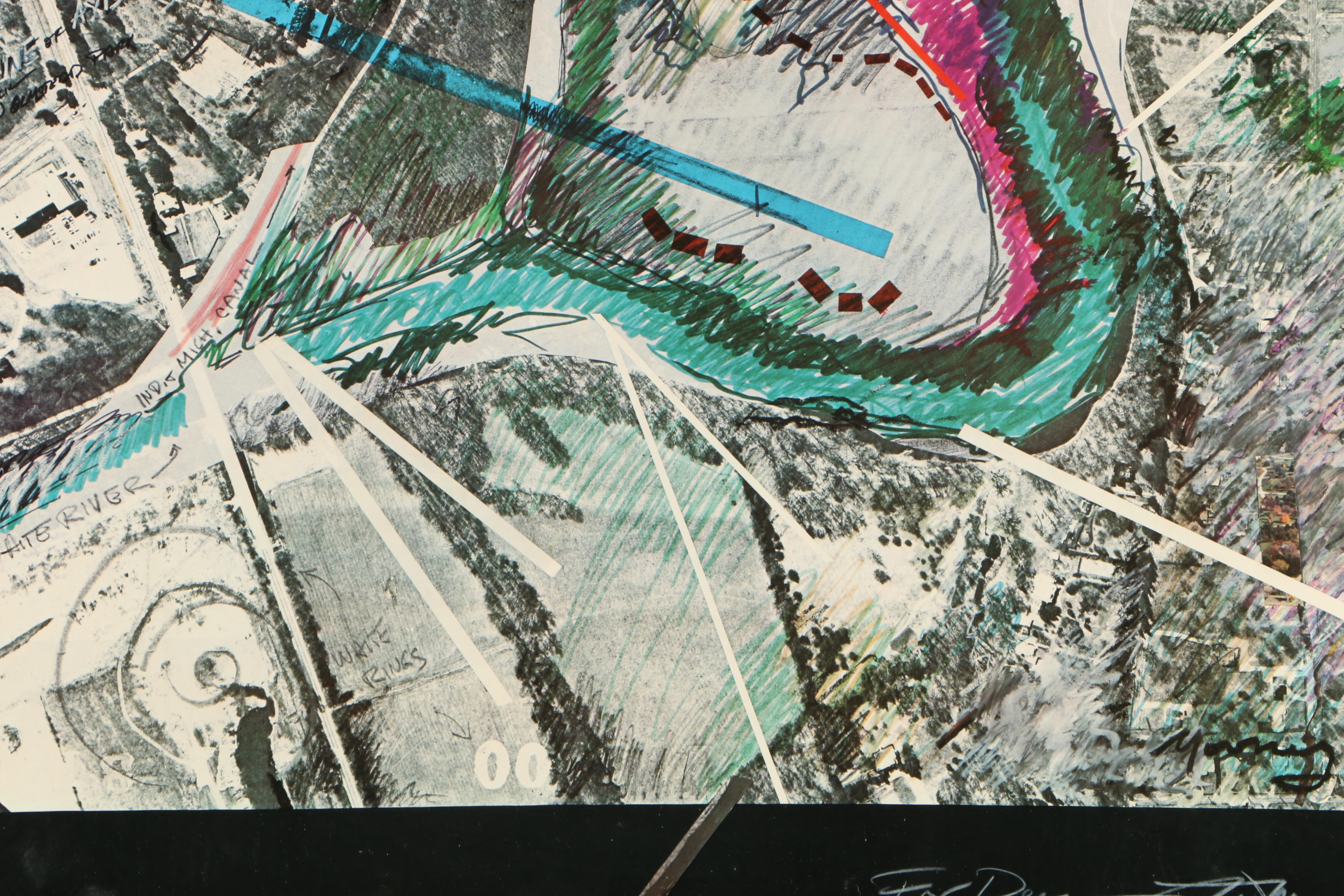 John David Mooney Signed Indianapolis Museum of Art Exhibition Poster