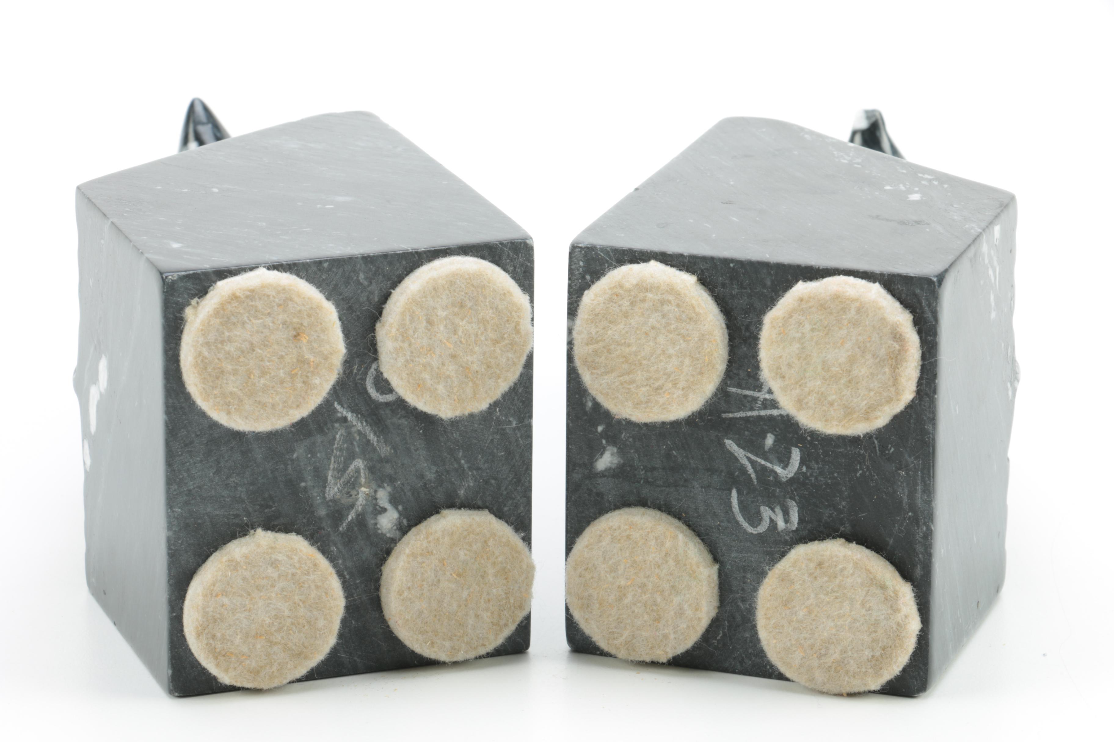 Onyx Carved Bird Bookends