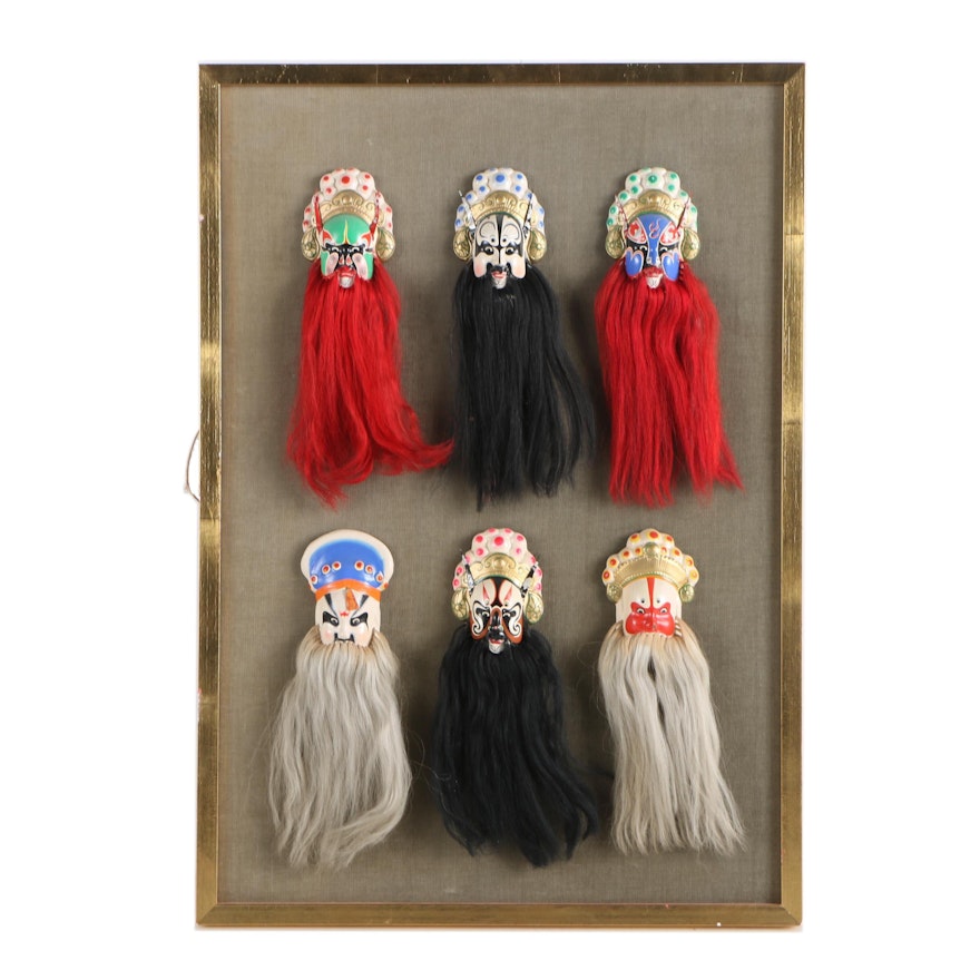 Hand Painted Resin Peking Opera Masks
