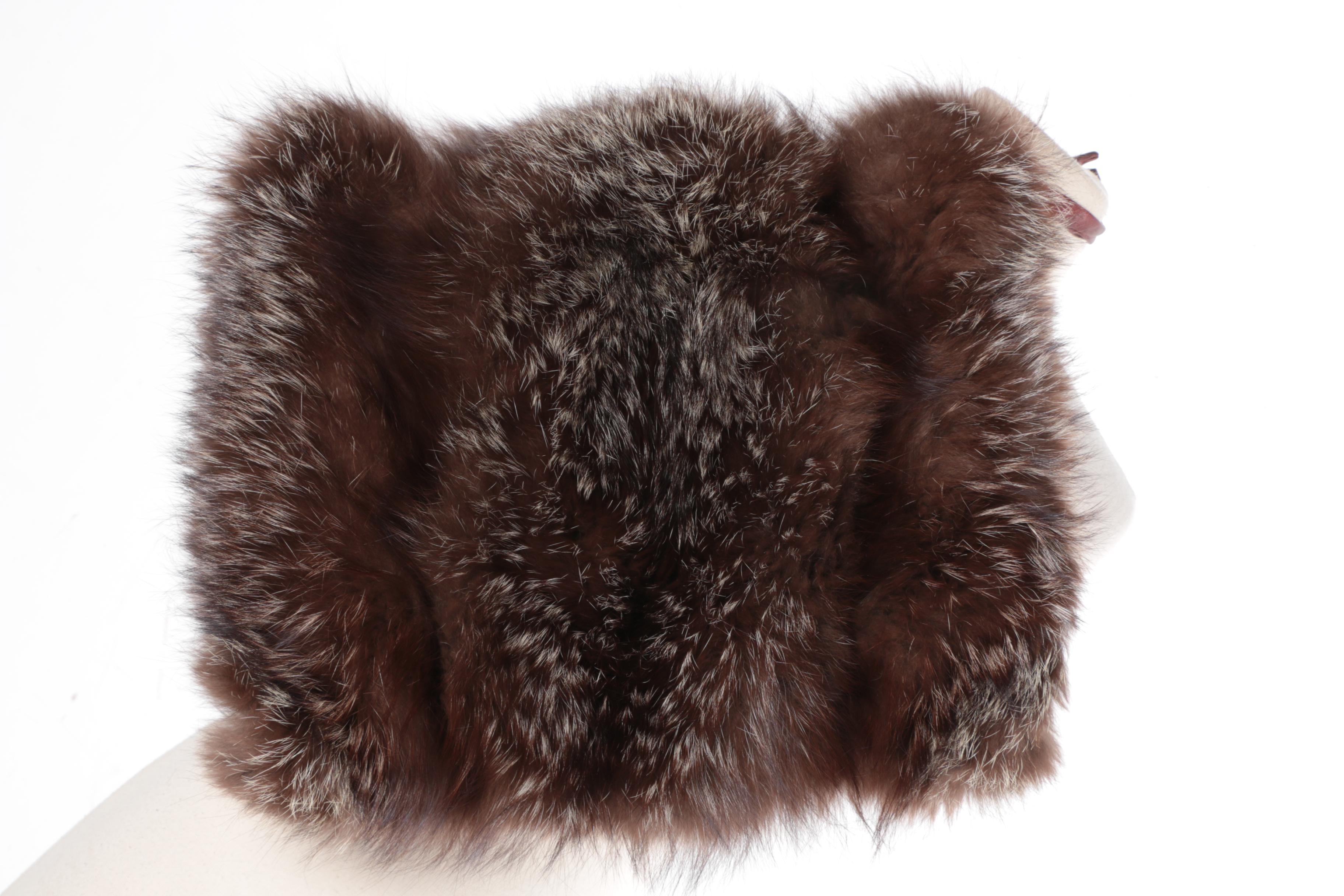 Roy Solari Fox Fur Wrap and Muff