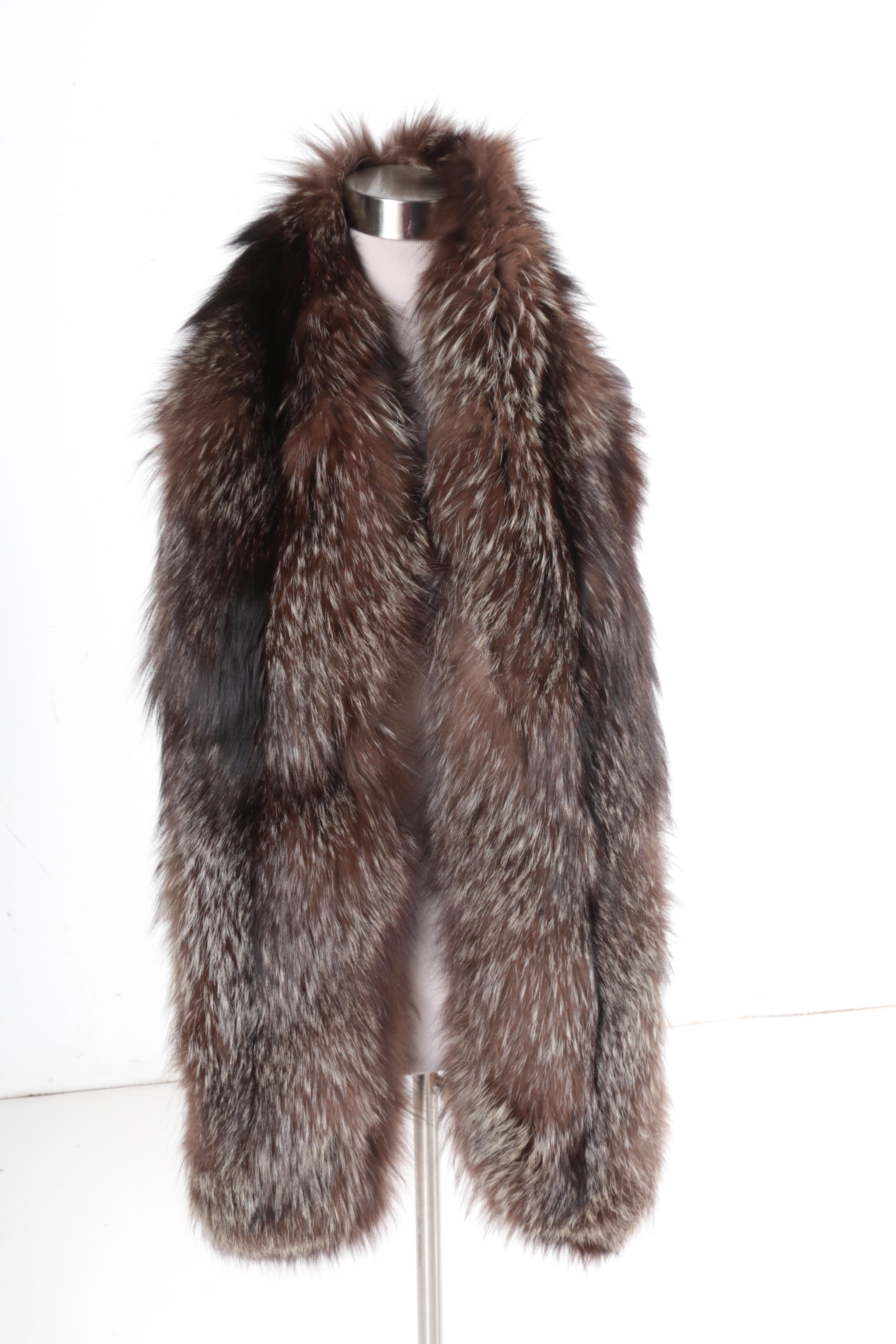 Roy Solari Fox Fur Wrap and Muff
