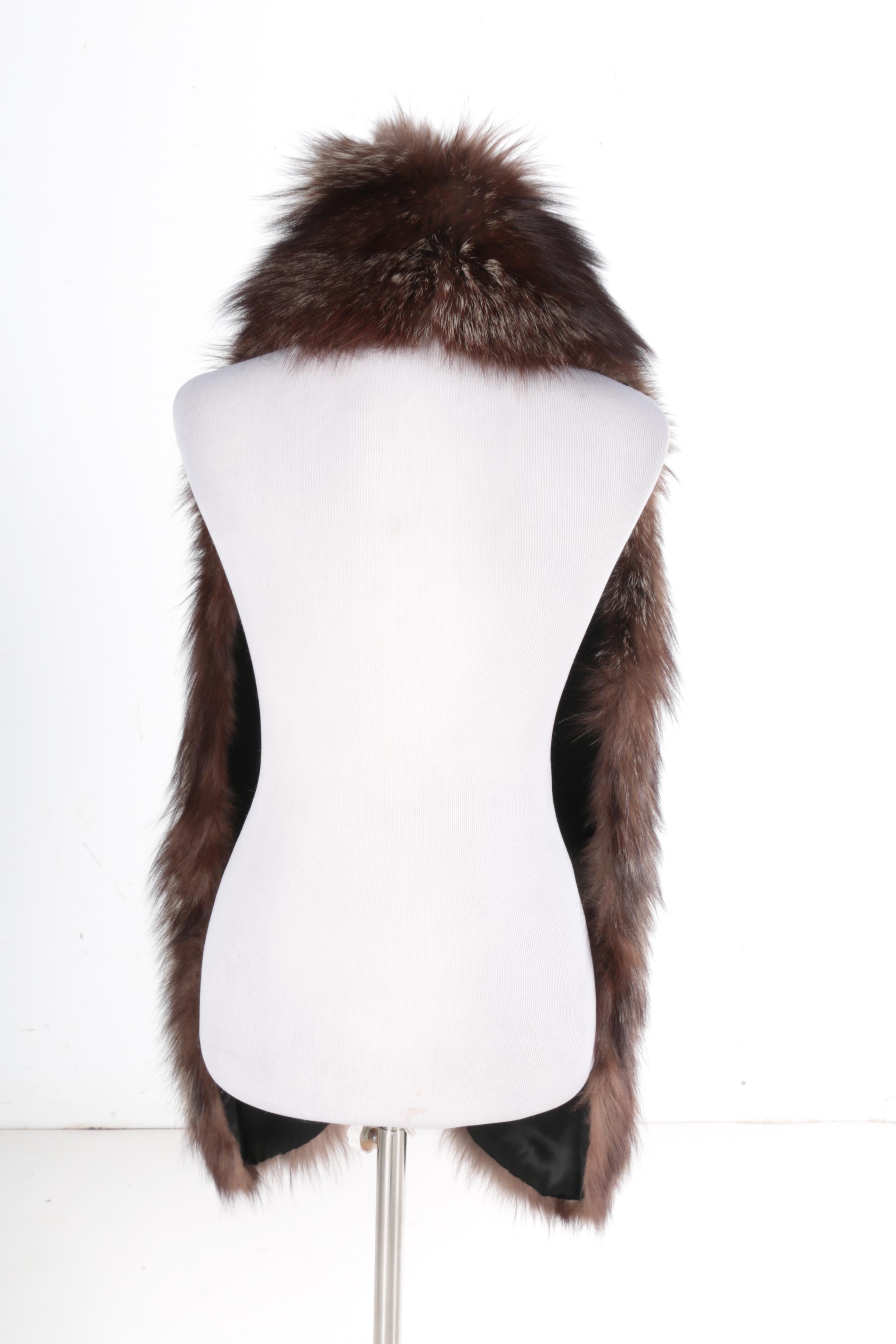 Roy Solari Fox Fur Wrap and Muff
