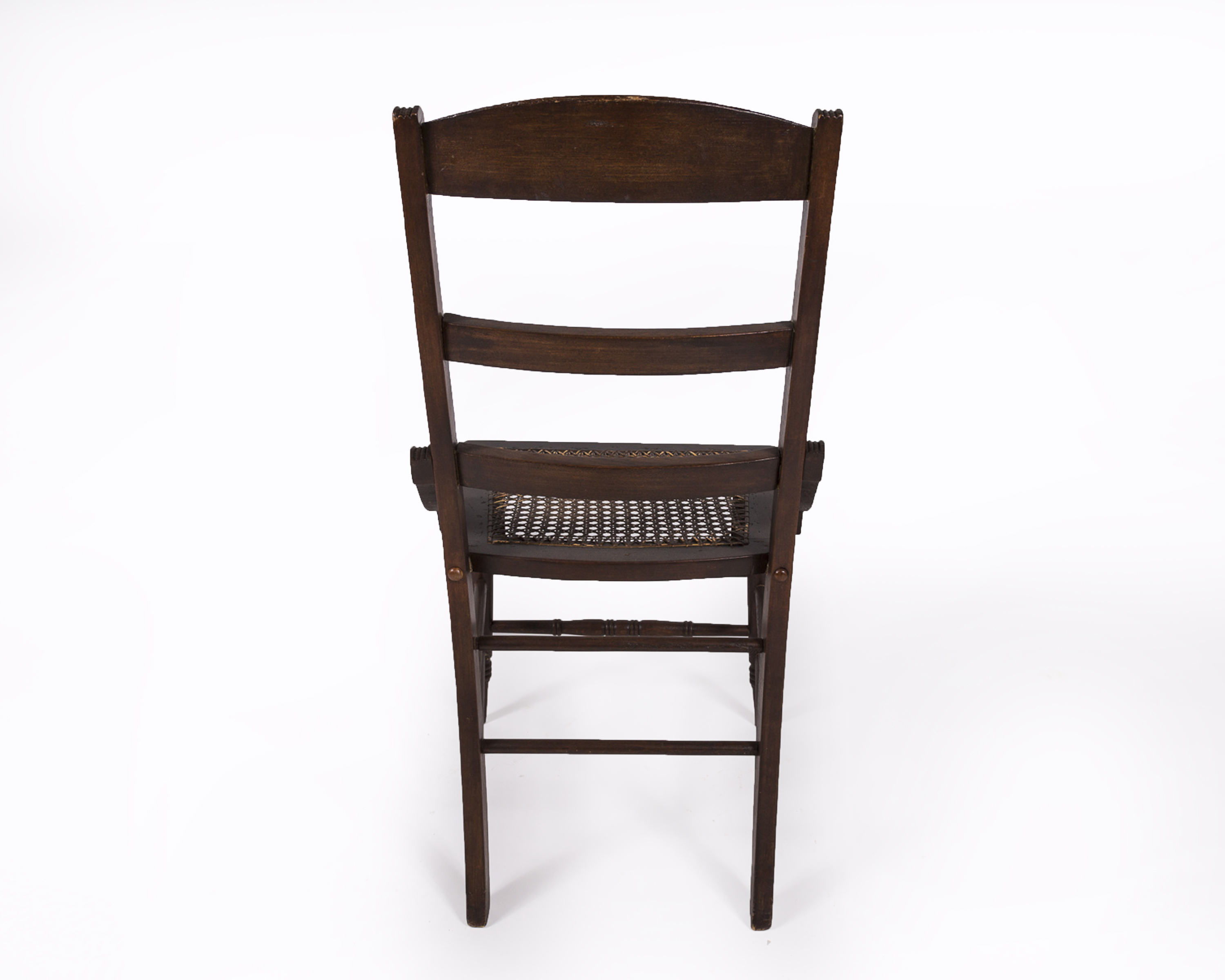 Victorian Style Side Chair with Cane Inset Seat