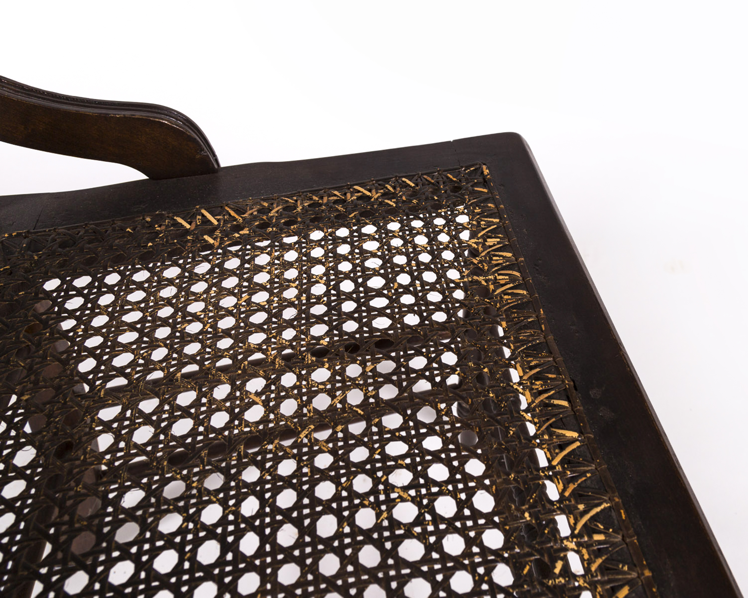 Victorian Style Side Chair with Cane Inset Seat