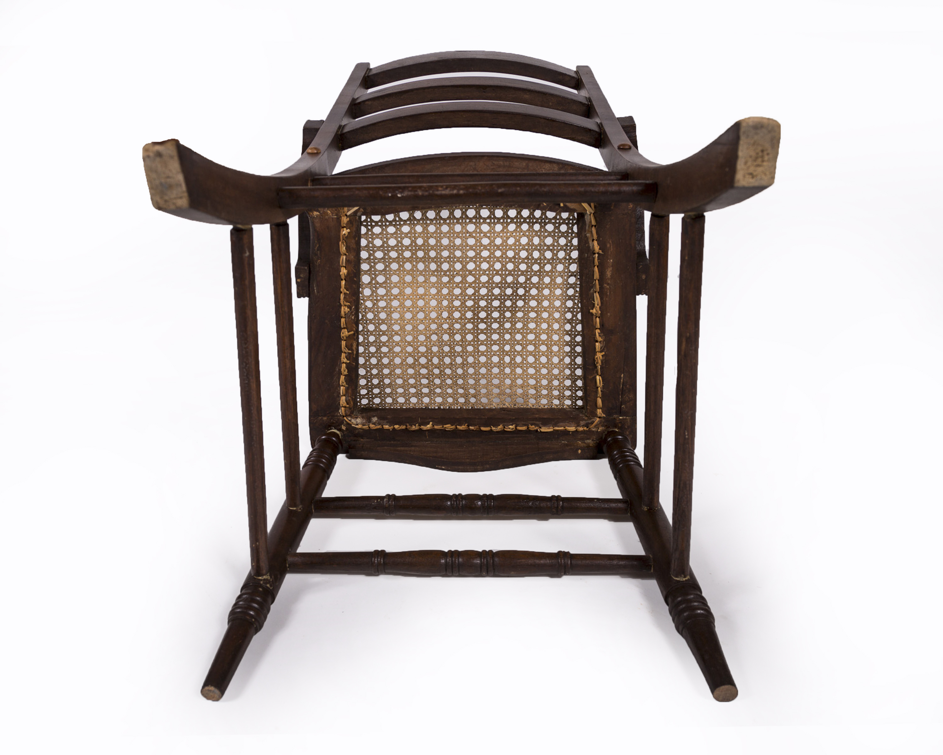 Victorian Style Side Chair with Cane Inset Seat