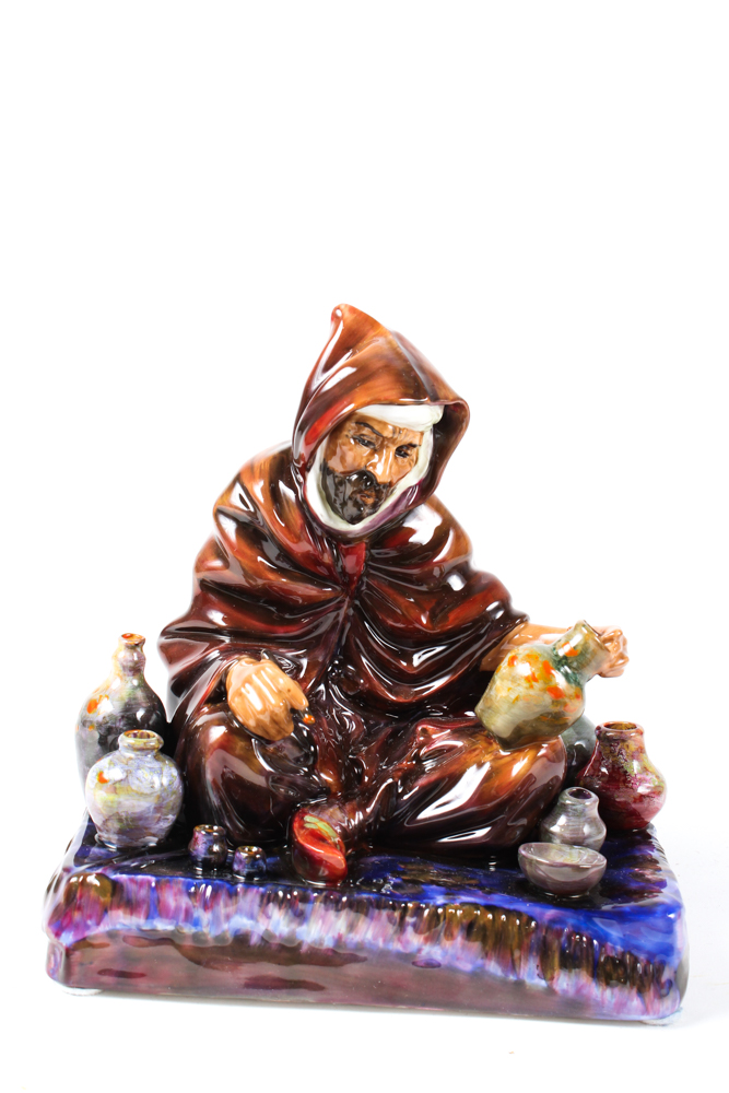 Royal Doulton "Lunchtime", "Wayfarer", "The Potter" Figurines